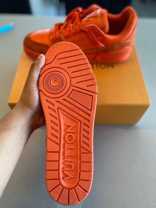 Virgil Abloh x Louis Vuitton Trainer Sneakers - 1A811L Orange