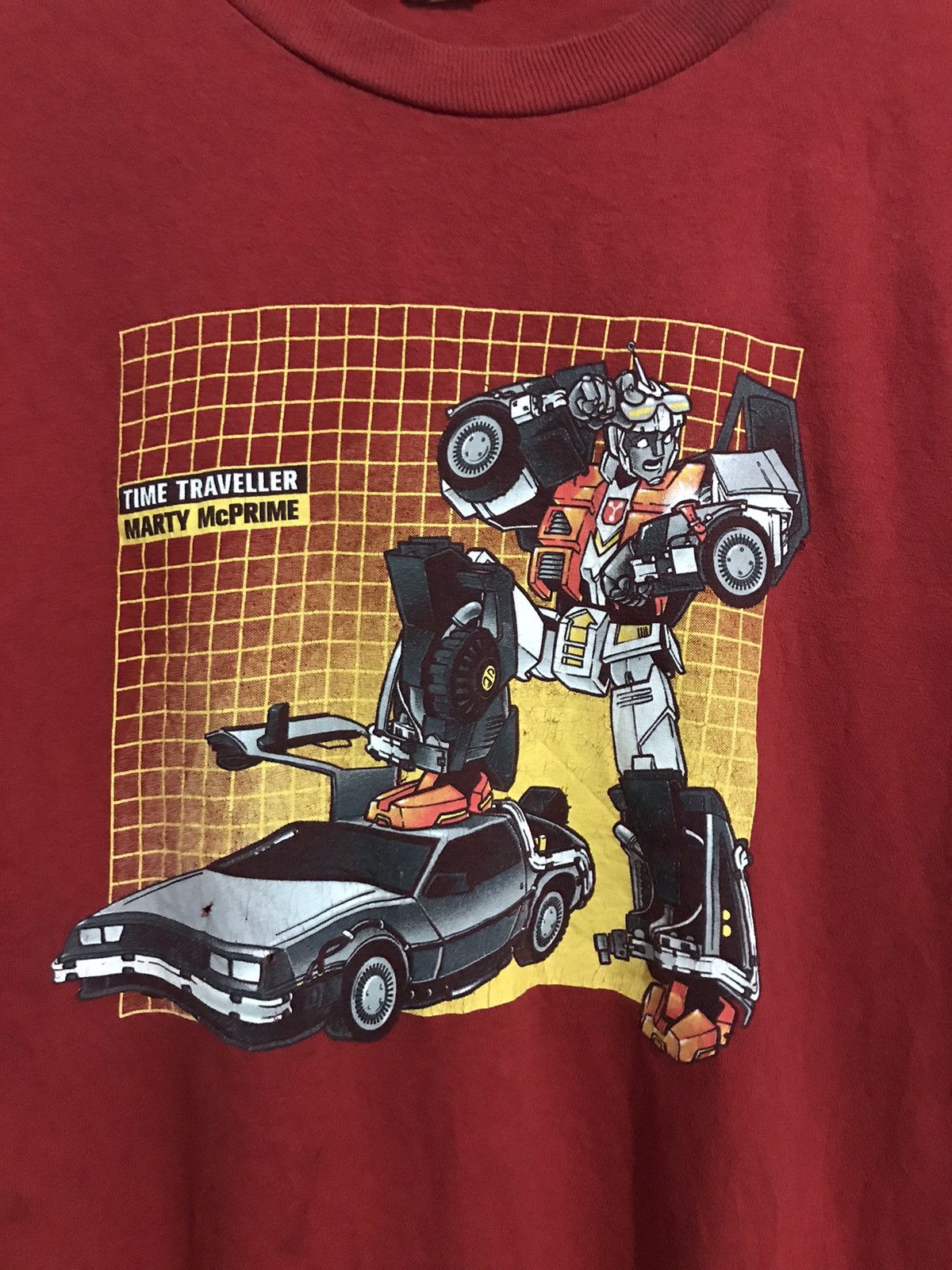 Vintage 💸BINDINGOFFER💸Back to the Future Transformers Size US XL / EU 56 / 4 - 2 Thumbnail
