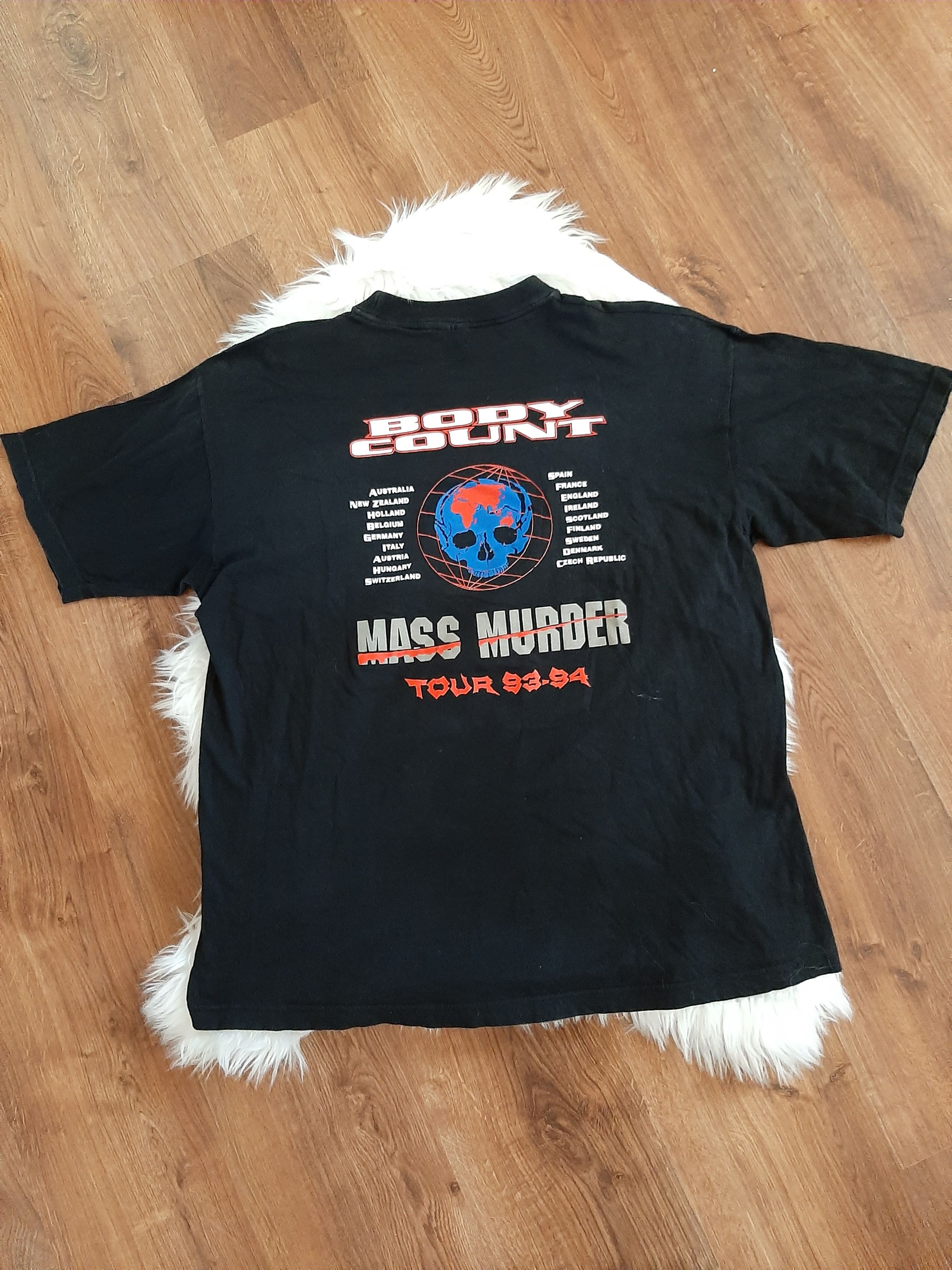 Best 93/94 Body Count Mass Murder tour shirt - XL