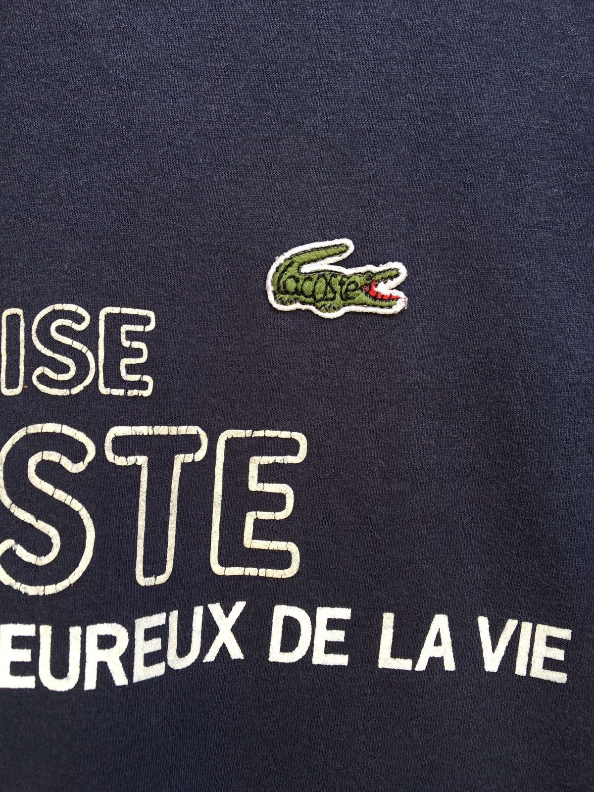 Lacoste Vintage 90 Chemise Lacoste Big Spellout Tshirt Size US M / EU 48-50 / 2 - 7 Thumbnail