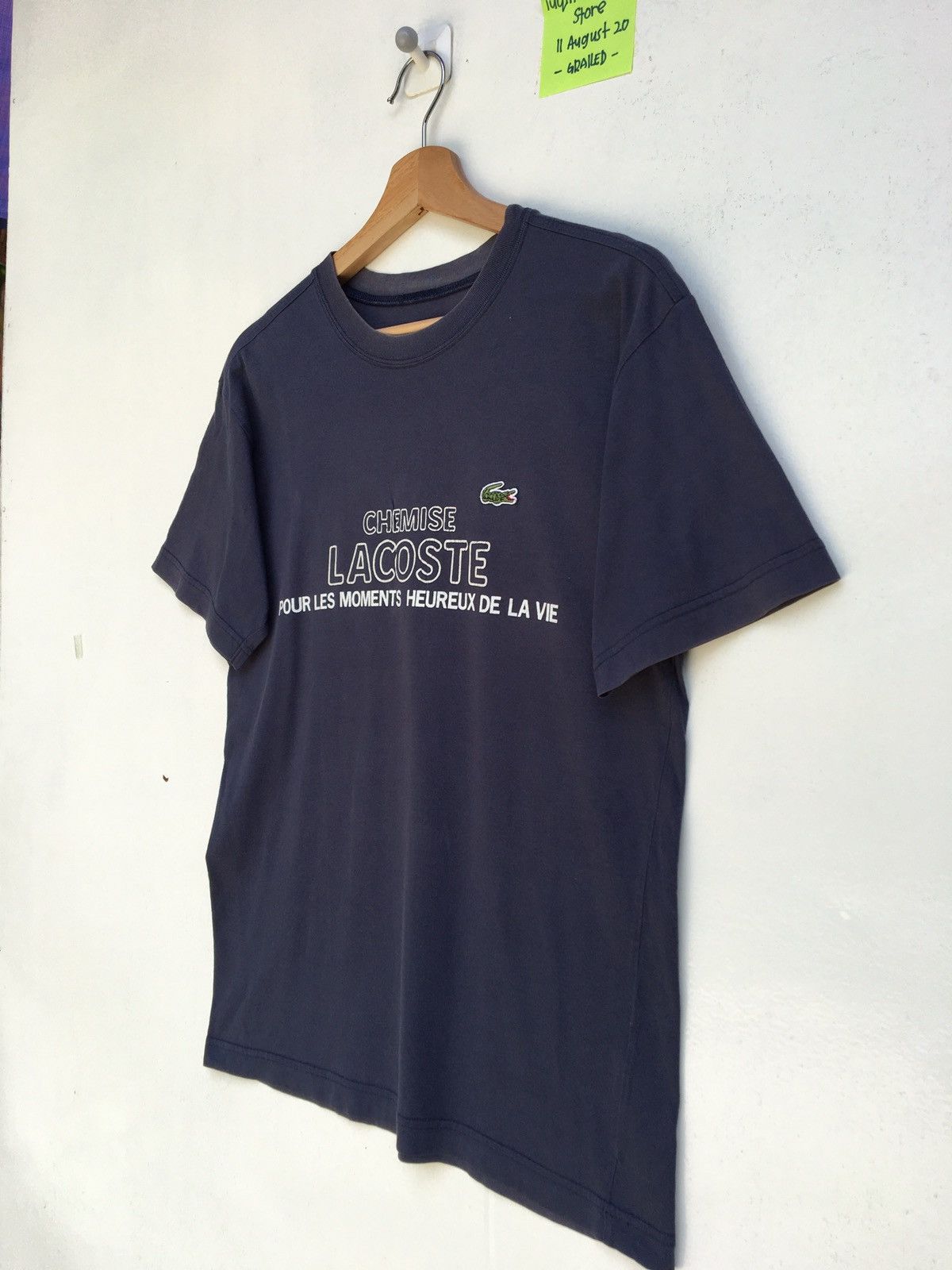 Lacoste Vintage 90 Chemise Lacoste Big Spellout Tshirt Size US M / EU 48-50 / 2 - 4 Thumbnail