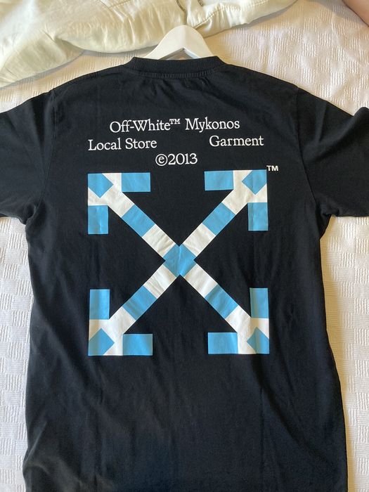 Off white sale mykonos t shirt