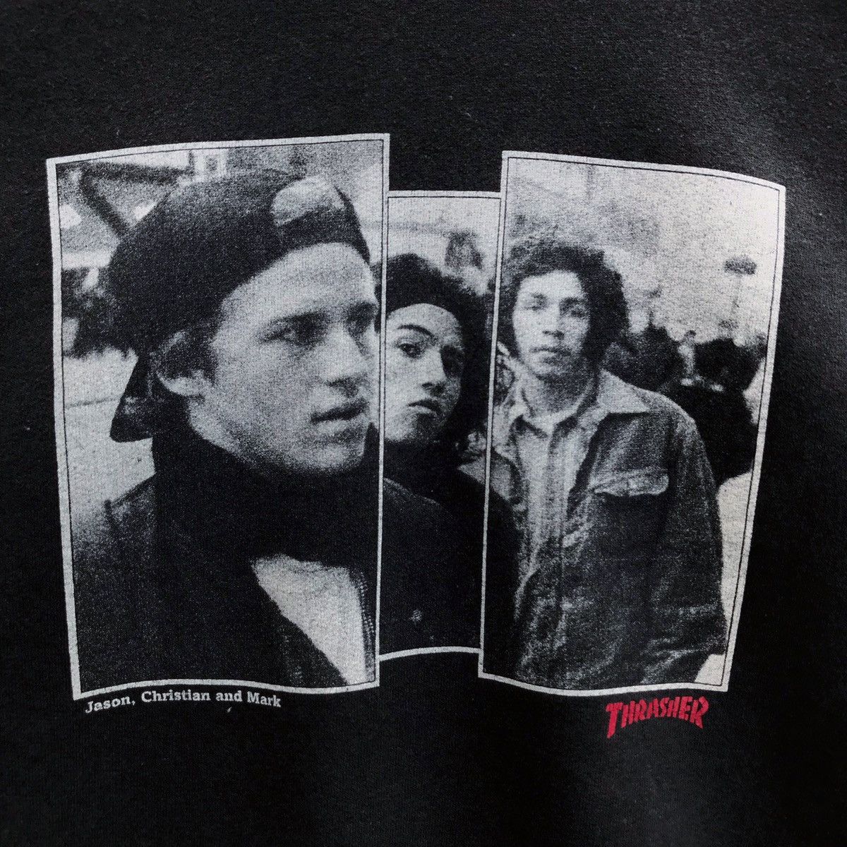 Hanes × Thrasher × Vintage • Vintage • Thrasher Skateboarding Jason ,  Christian & Mark | Grailed