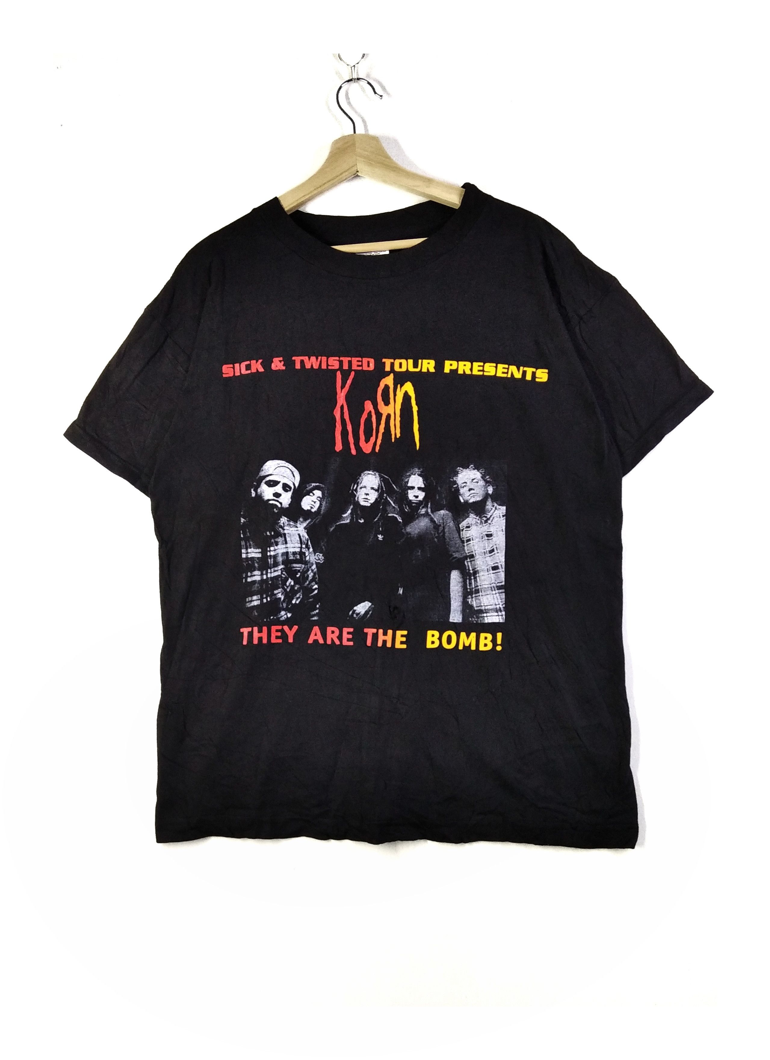 Korn TOUR 2004 Tシャツ Korn 2004 アメリカツアーTシャツ│古着 バンドTシャツ