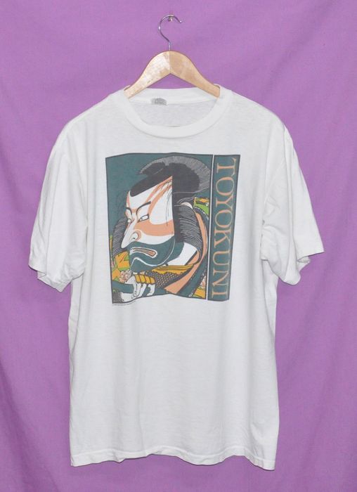 Vintage Vintage 80s 1987 Toyokuni Japan japanese Art T-Shirt | Grailed