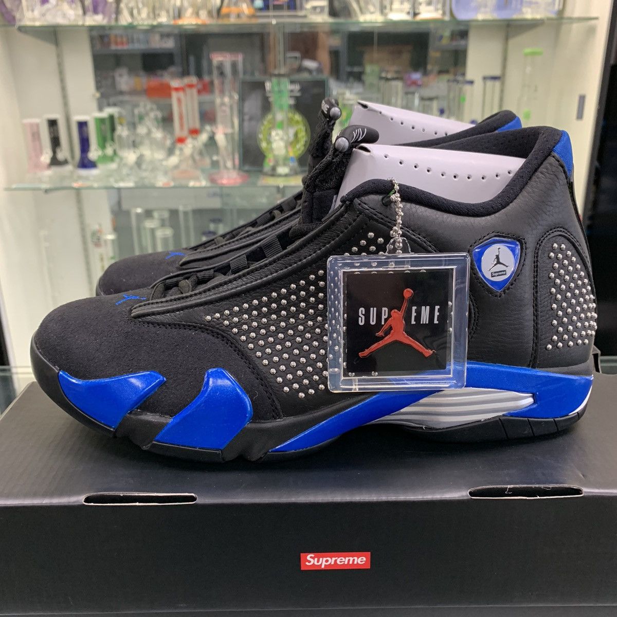 14 Jordan Air 黒/青　28.5 Supreme