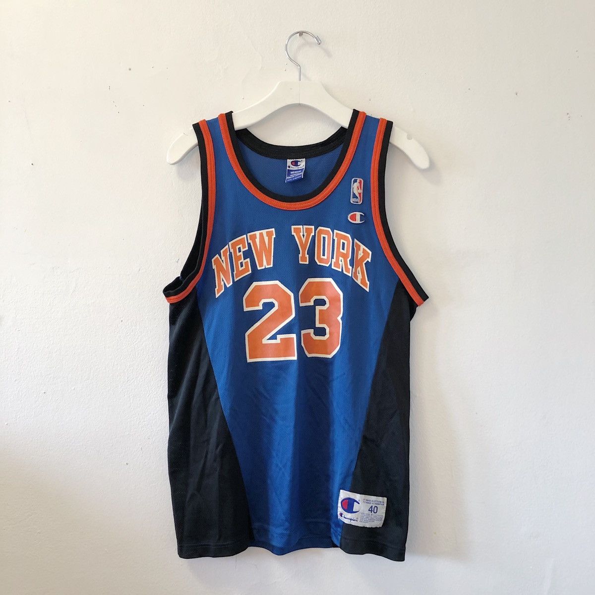 Vintage Champion New York Knicks Marcus Camby Jersey Size 48 XL