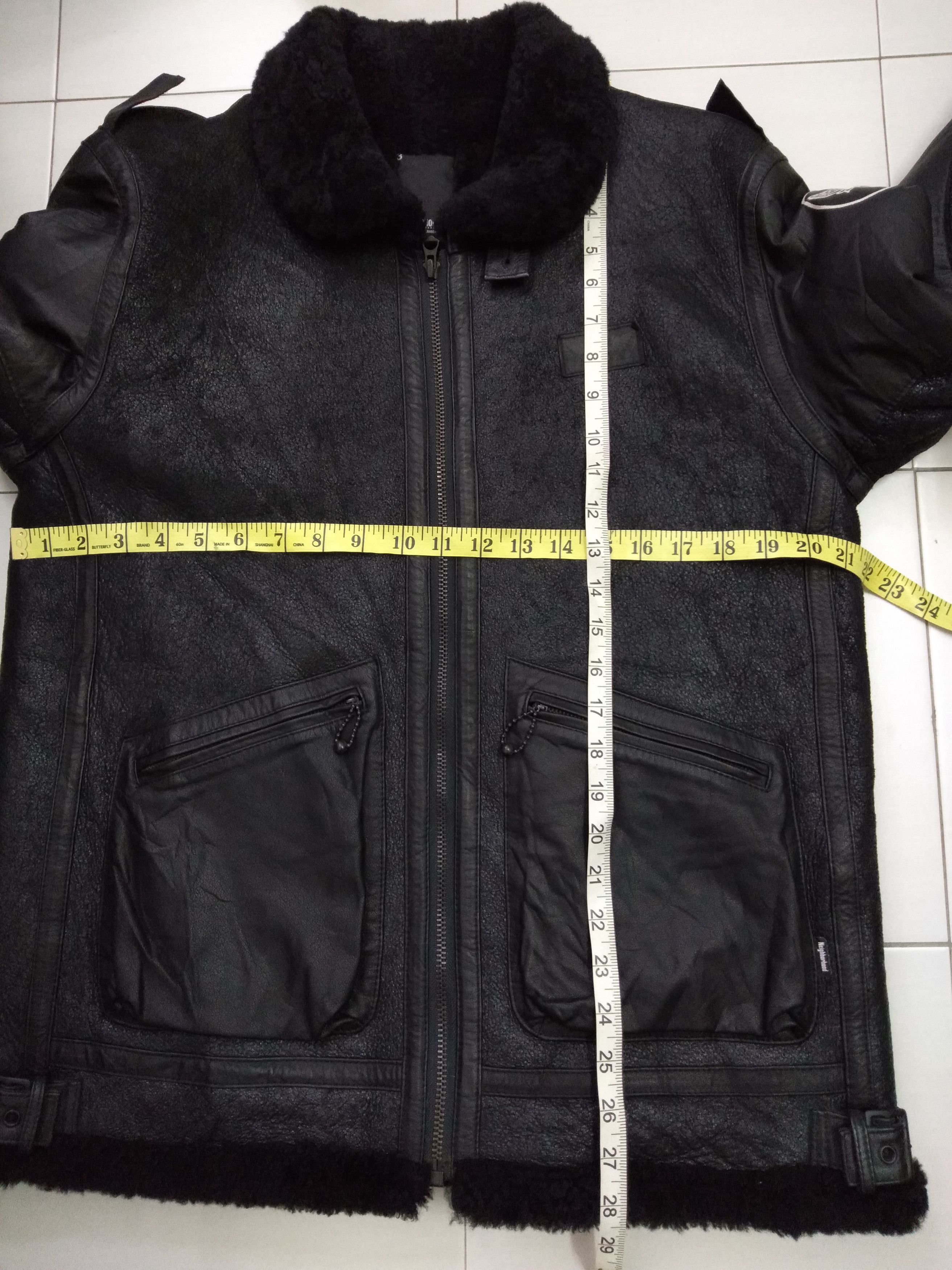 Neighborhood Neighborhood B-3 Leather Jacket Size US L / EU 52-54 / 3 - 15 Thumbnail