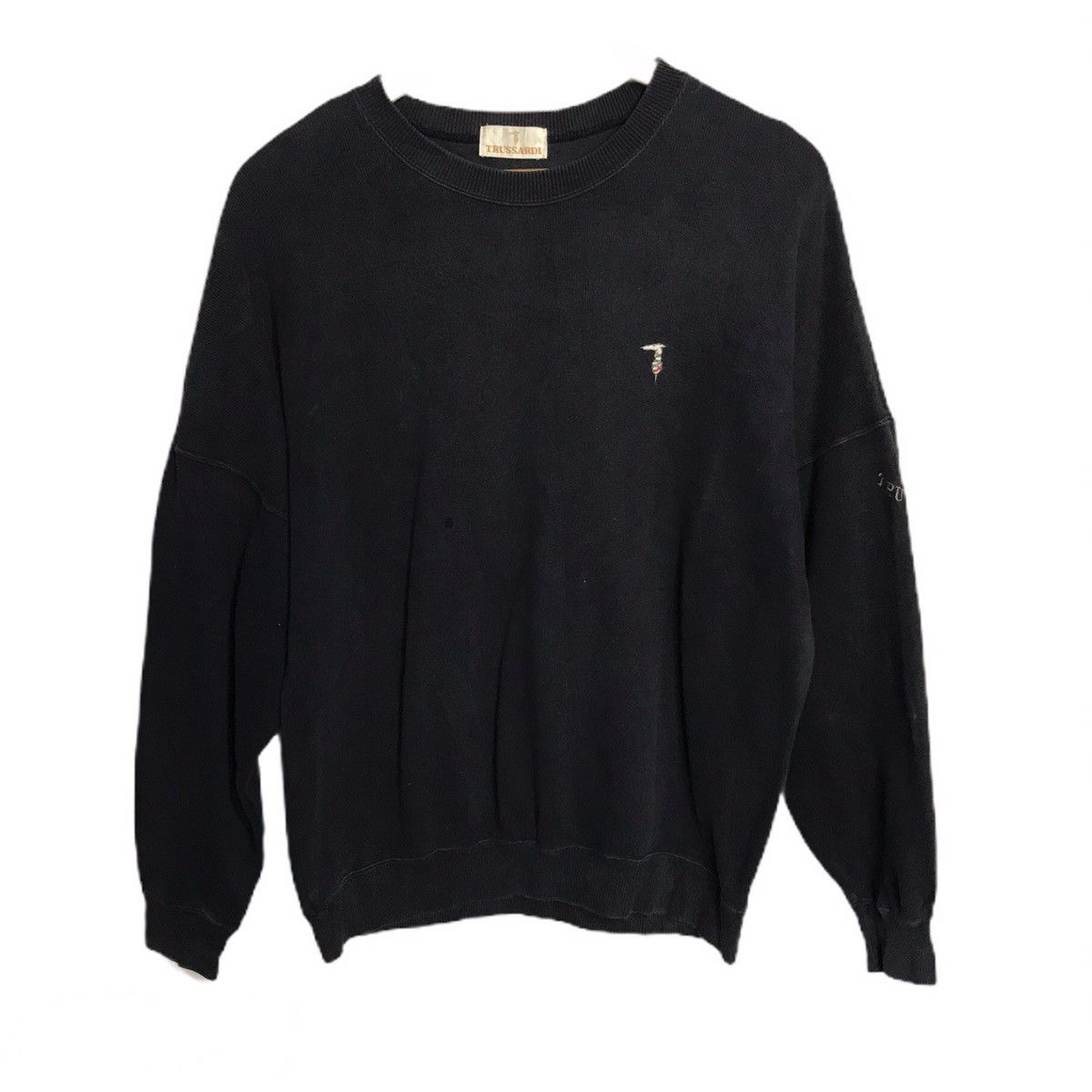 Vintage trussardi small embroidery logo