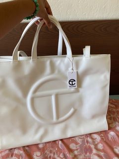 Large shopping bag tote Telfar Black in Polyester - 33537240