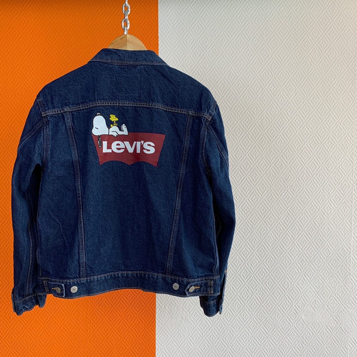 Levi's Levi’s Peanuts Collaboration Snoopy Denim Jacket Yellow Tab