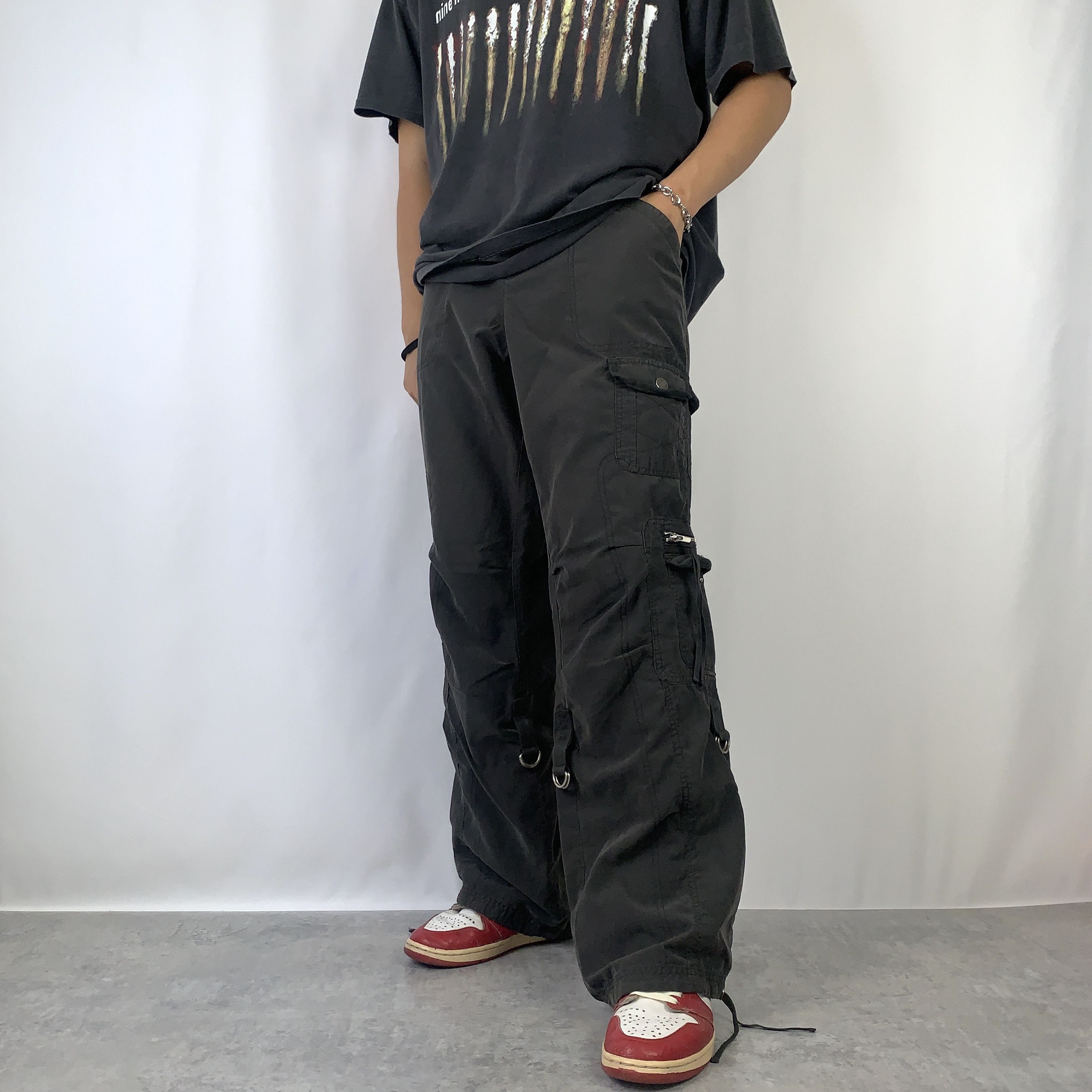 Vintage Faded Tactical Bondage Cargo Pants Size US 38 / EU 54 - 2 Thumbnail