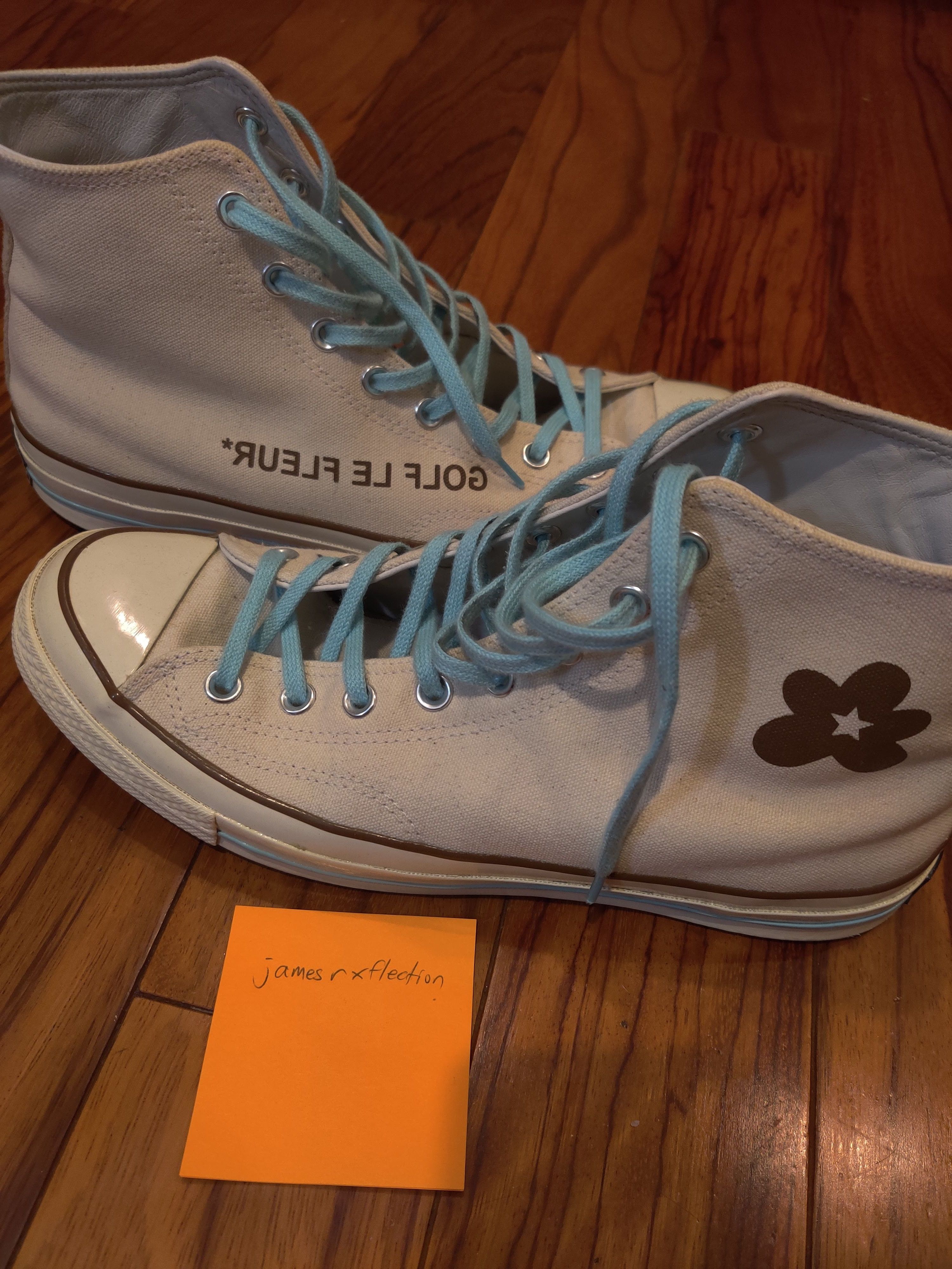 Converse Golf Le Fleur x Chuck 70 High Parchment Canvas Grailed