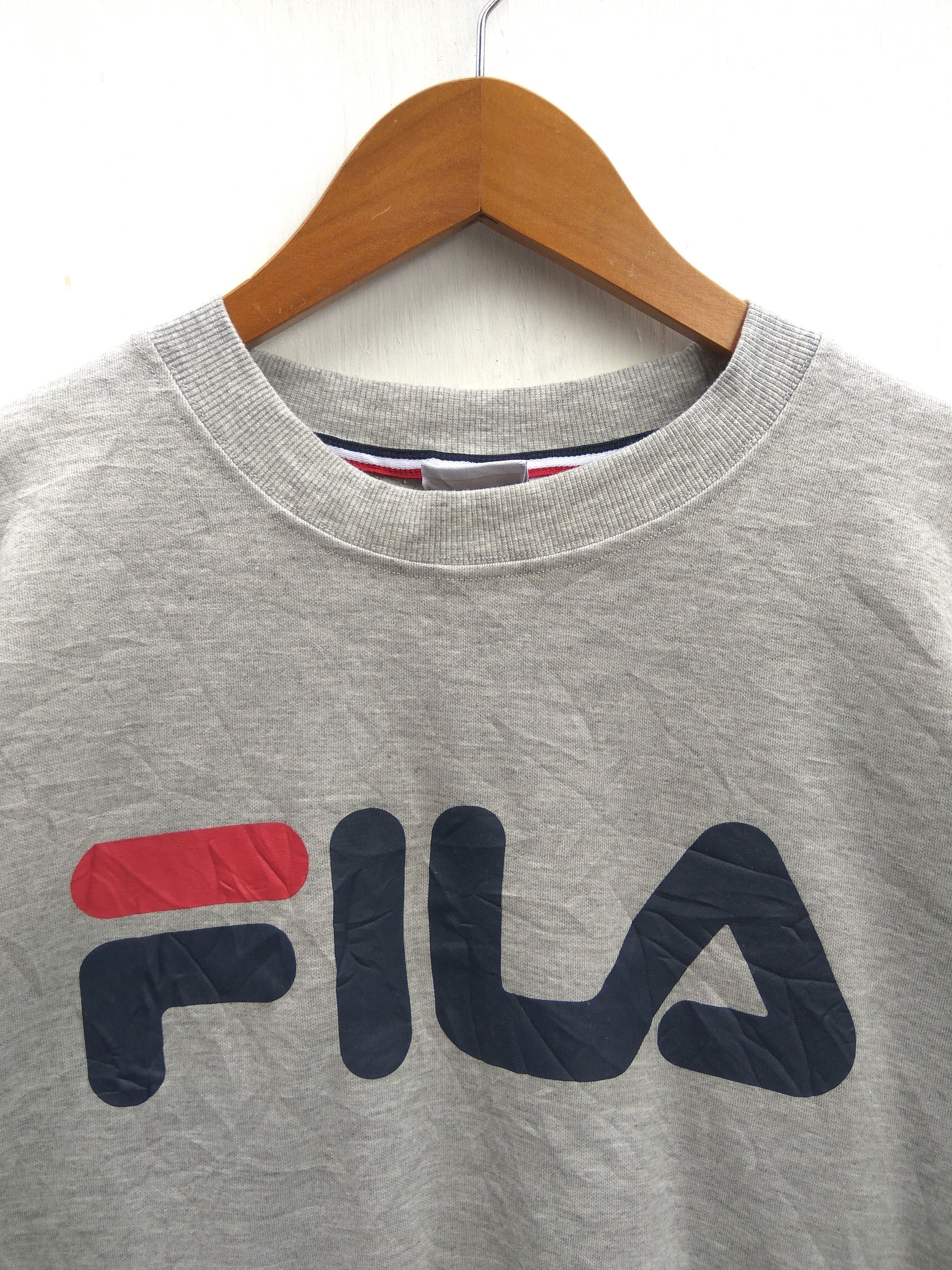 Fila Fila Sweatshirt spell out big logo Size US L / EU 52-54 / 3 - 1 Thumbnail