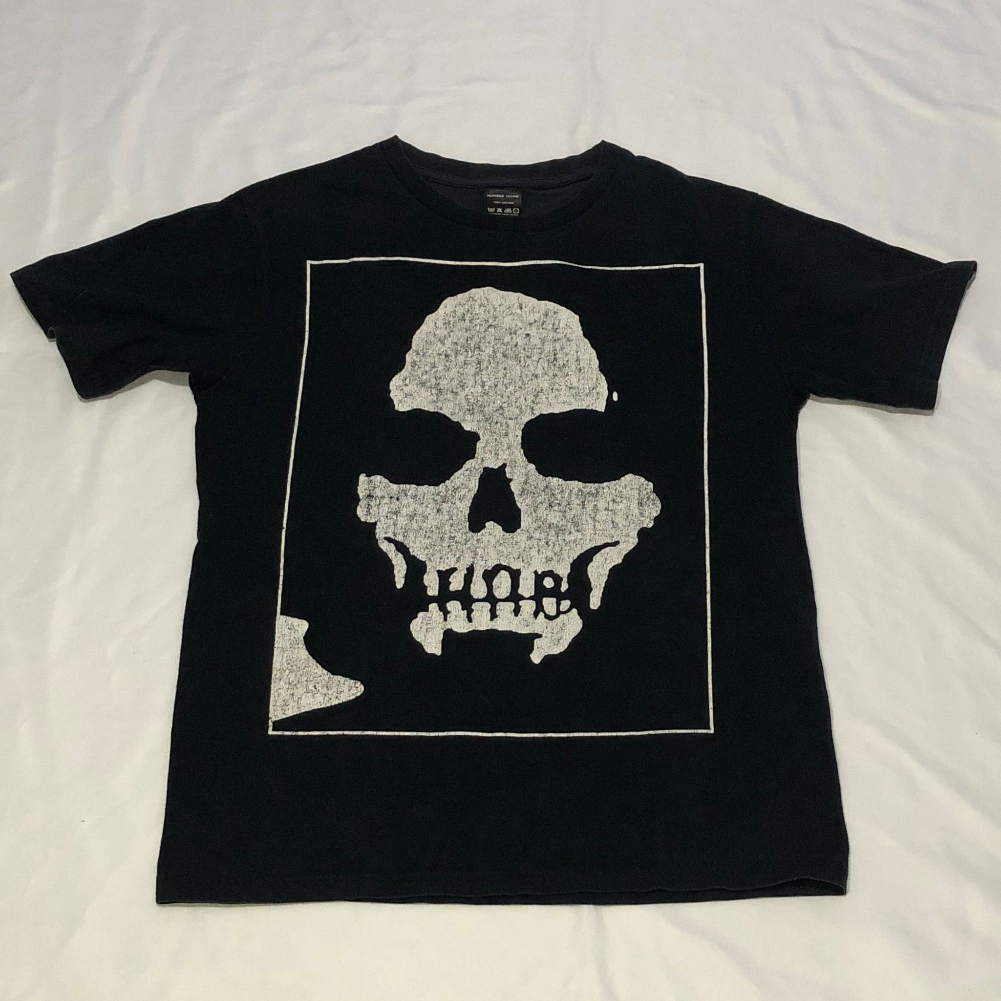 Number (N)ine number nine skeleton Charles Manson tee | Grailed