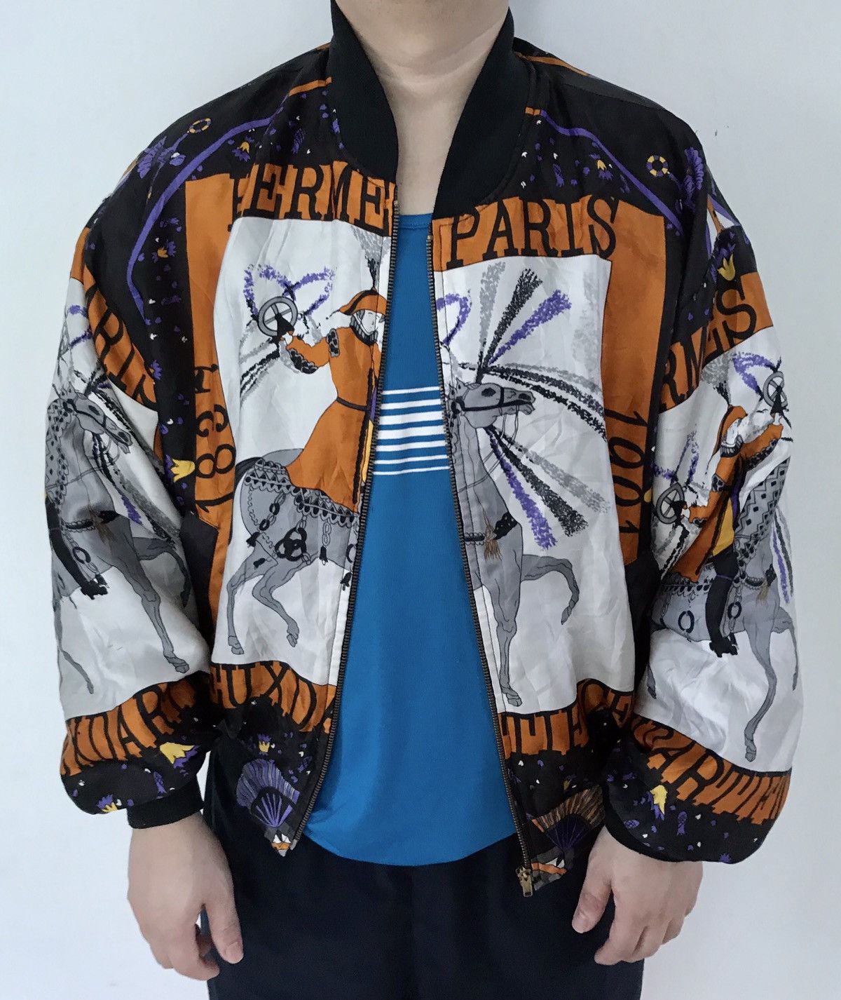 1990s VINTAGE HERMES bomber jacket - 通販 - gofukuyasan.com