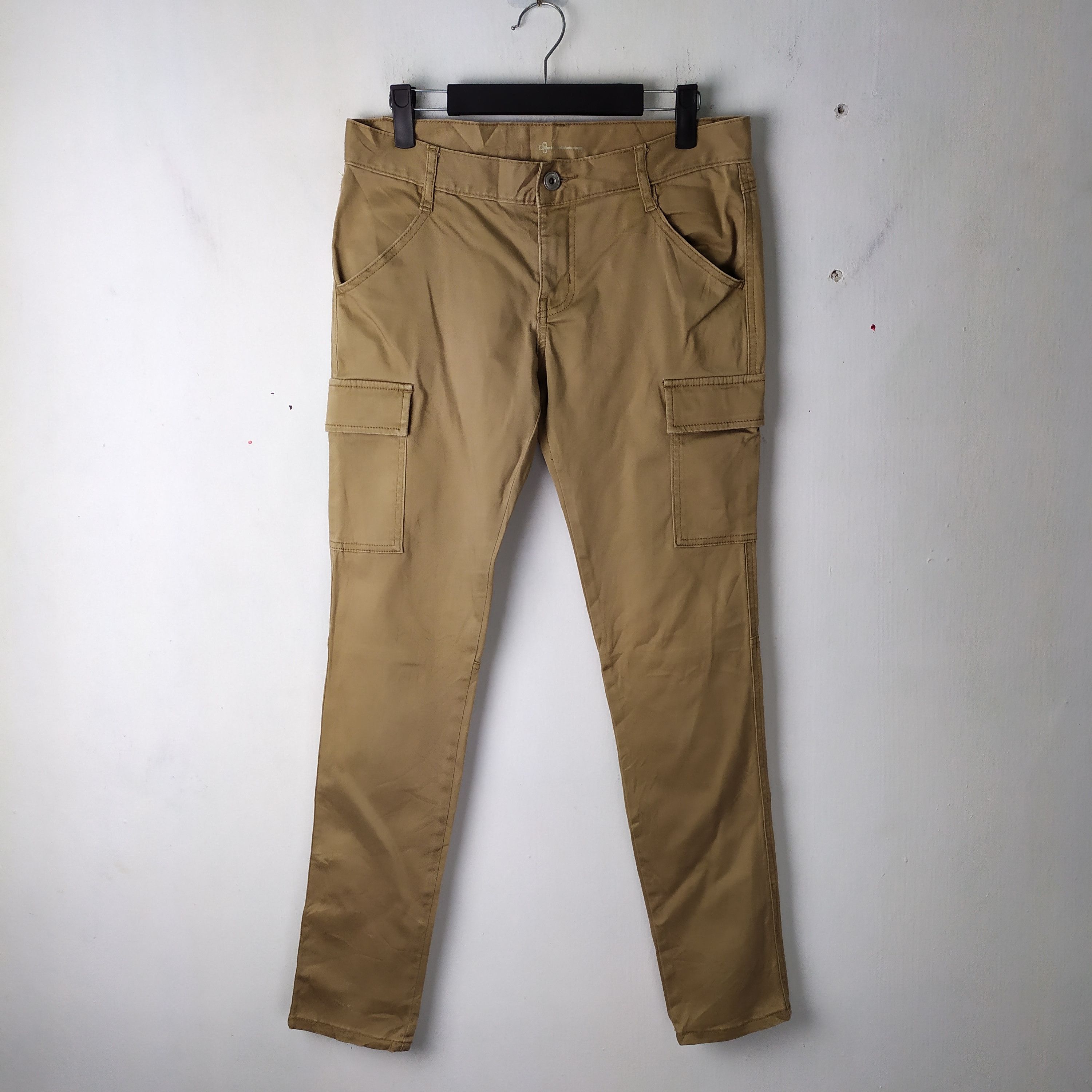 Japanese Brand JAPANESE KEY SKINNY CARGO PANTS Size US 29 - 1 Thumbnail