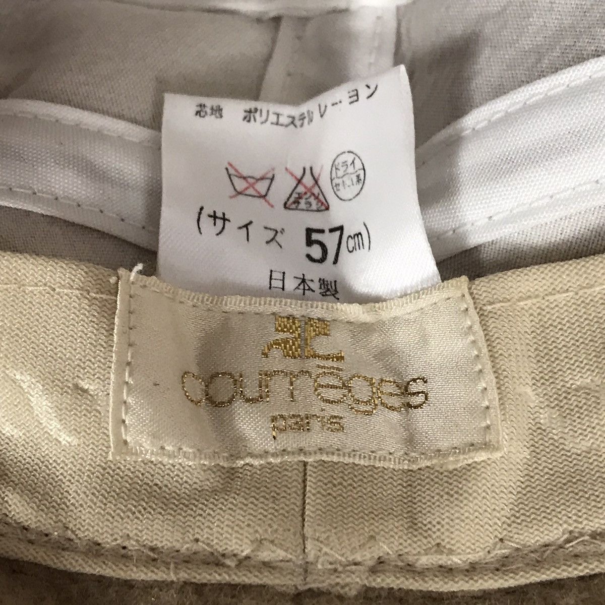 Andre Courreges × Courreges × Designer VTG INSPIRED COURREGES FASHION BRAND BUCKET HATS WOOL Size ONE SIZE - 7 Thumbnail