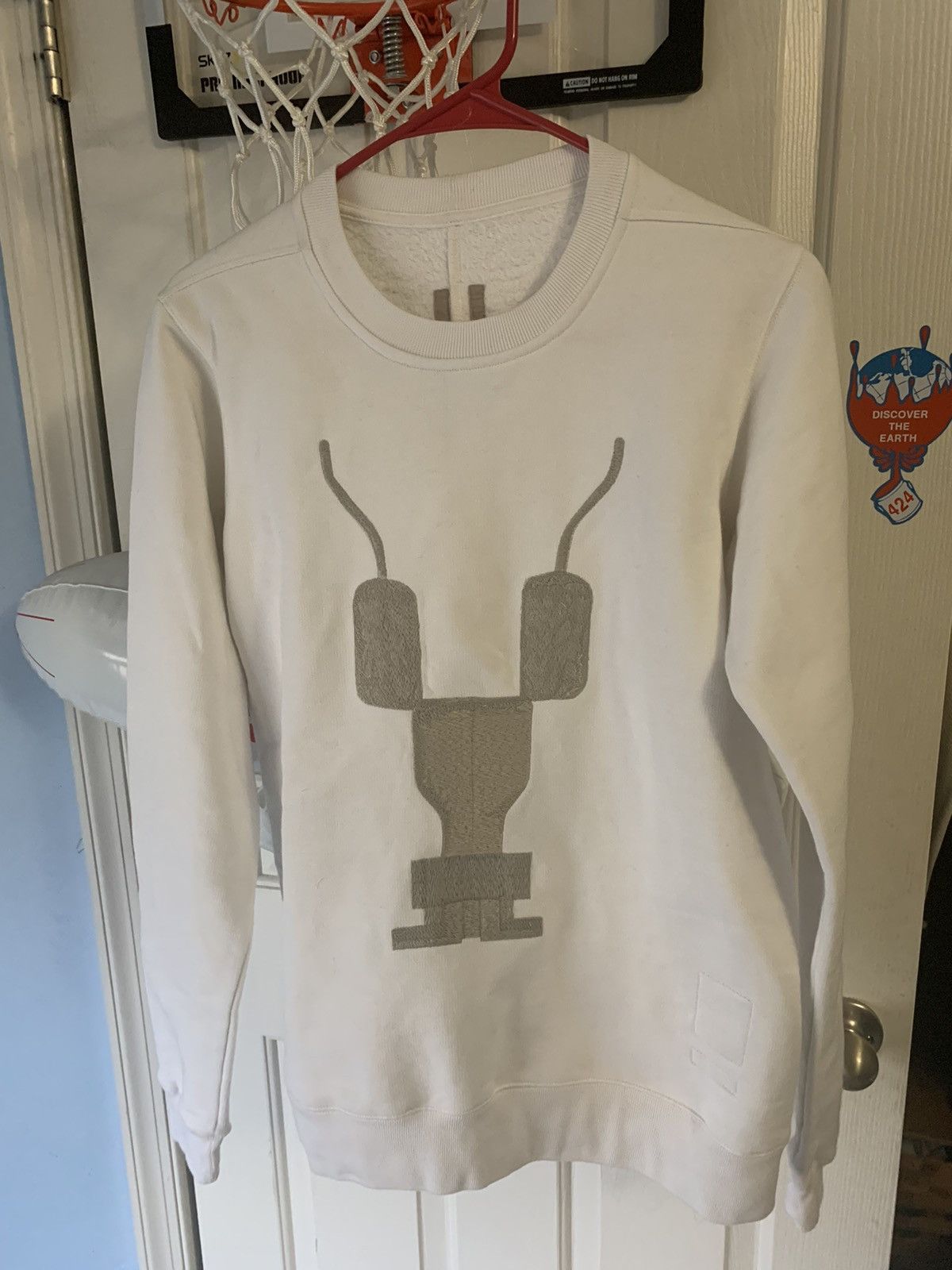 Rick Owens Drkshdw Rick Owens DRKSHDW Sweater Logo Crewneck Size US S / EU 44-46 / 1 - 1 Thumbnail