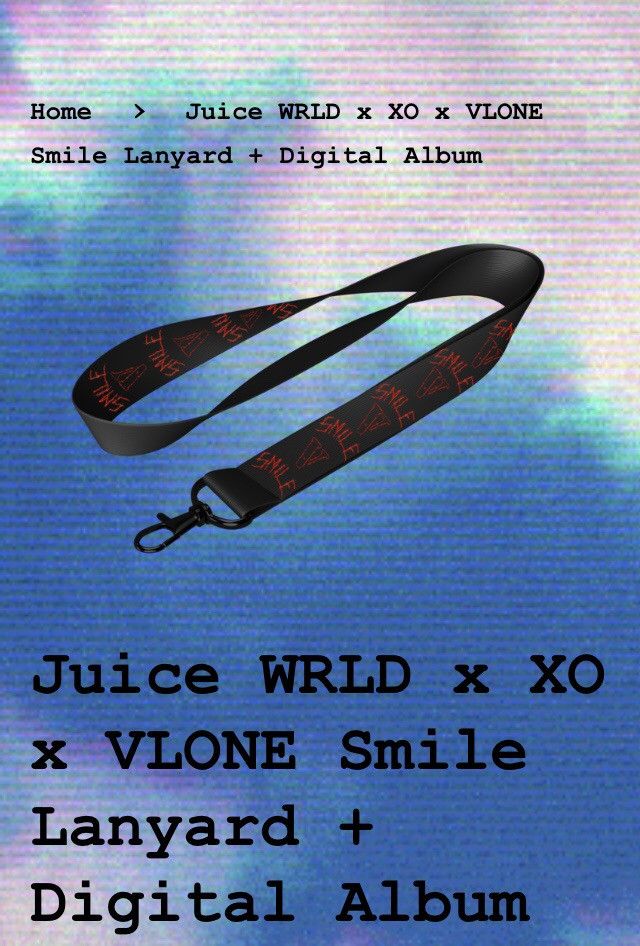 Vlone Vlone x Juice Wrld x The Wknd Lanyard Grailed
