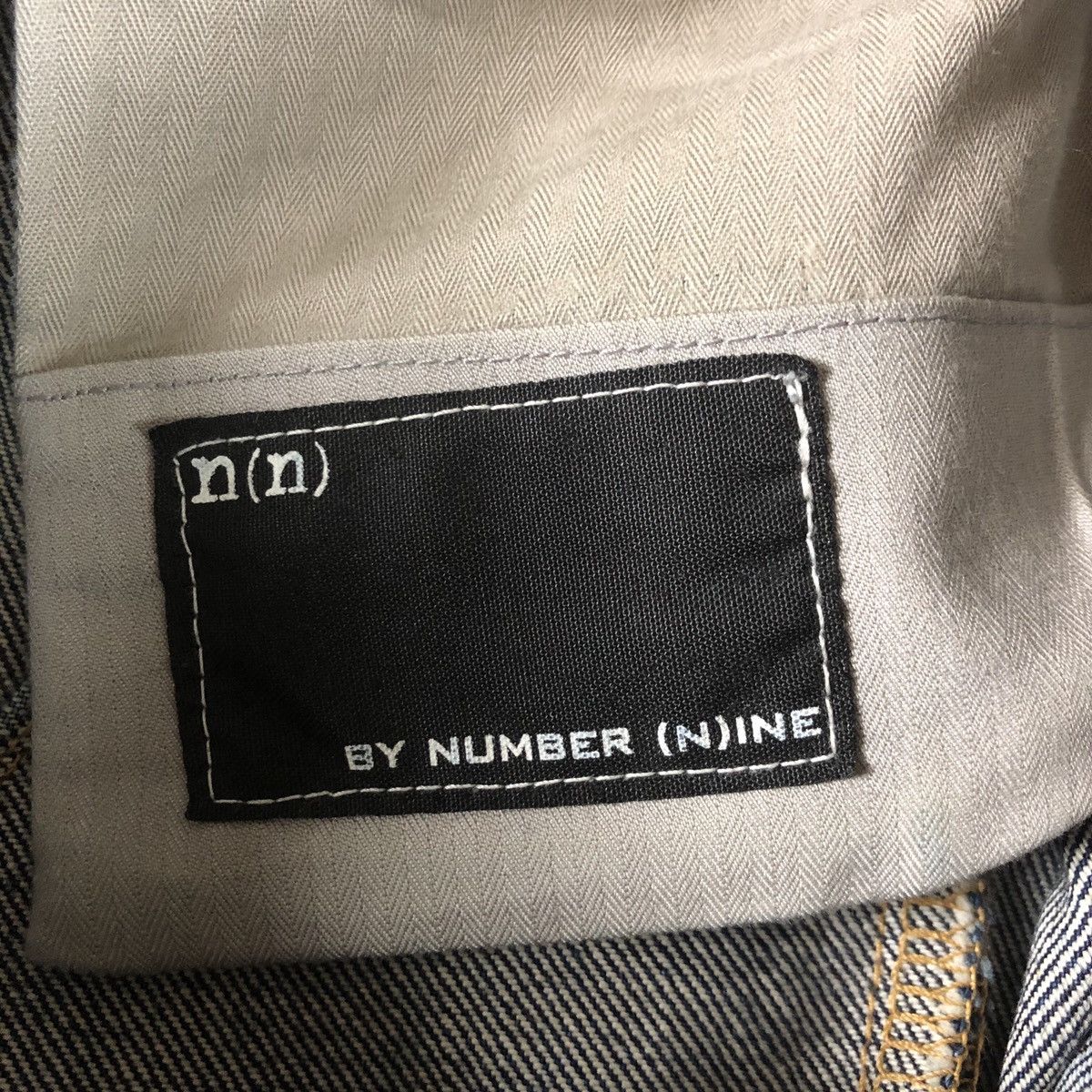 Number (N)ine Washed Dark Blue Denim Jeans Size US 31 - 9 Thumbnail