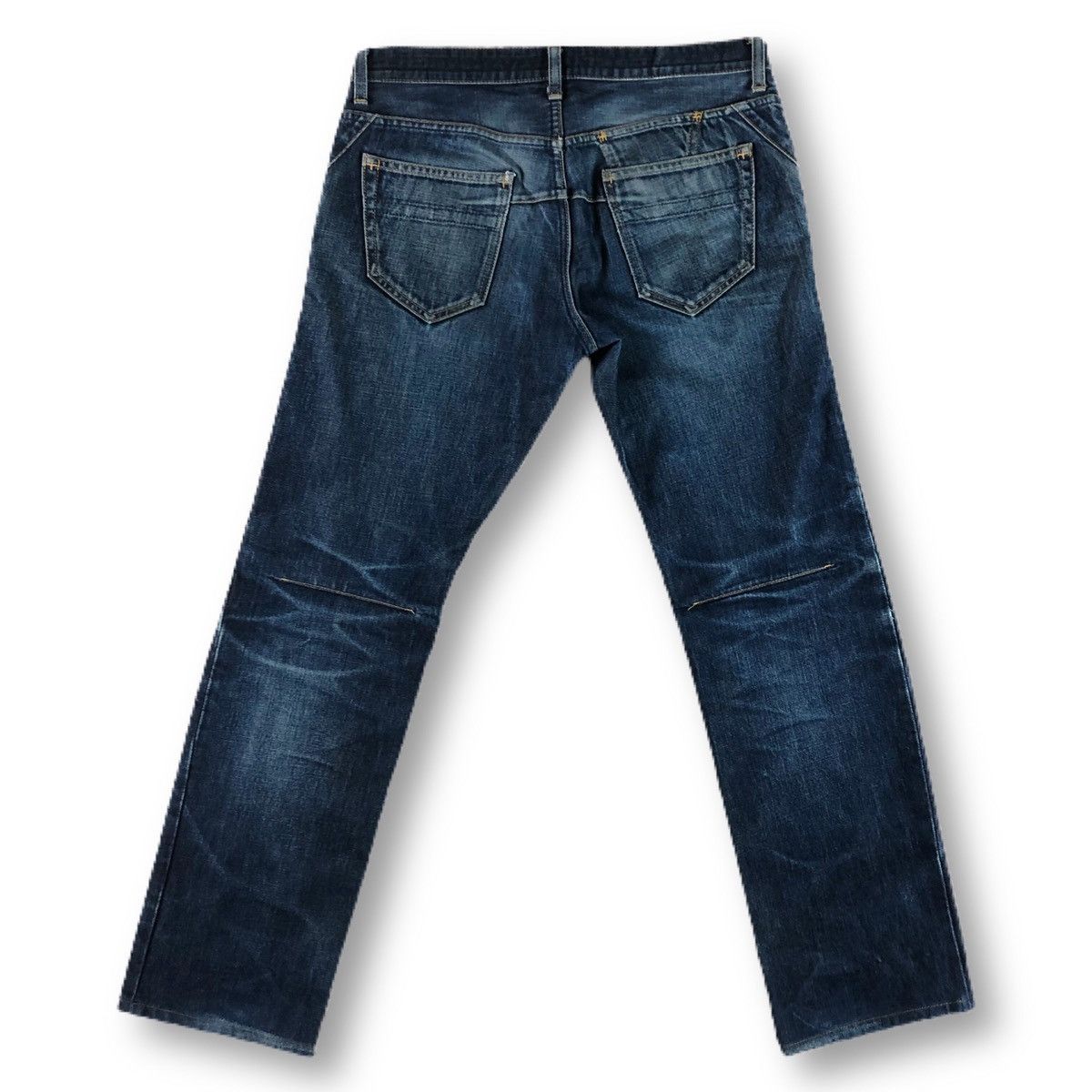 Number (N)ine Washed Dark Blue Denim Jeans Size US 31 - 2 Thumbnail