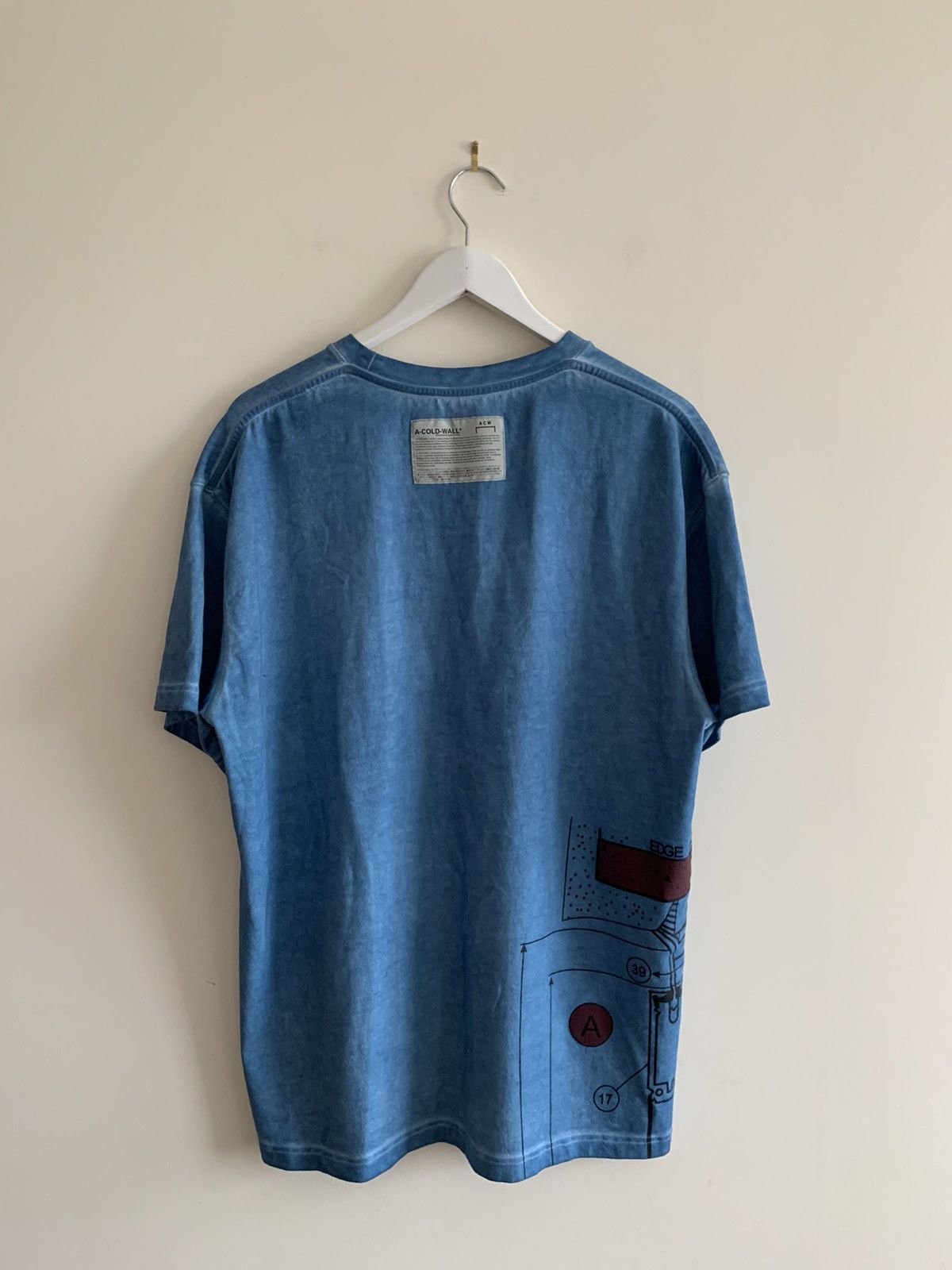A-COLD-WALL* Blueprint Tee Size US L / EU 52-54 / 3 - 3 Thumbnail