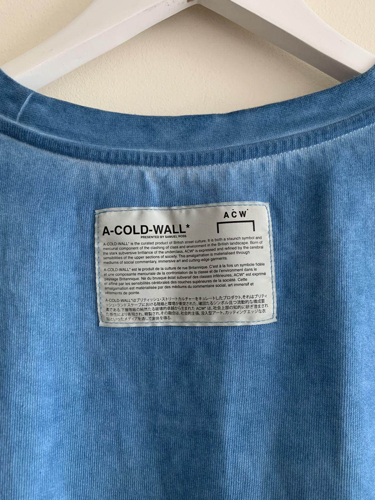 A-COLD-WALL* Blueprint Tee Size US L / EU 52-54 / 3 - 4 Thumbnail