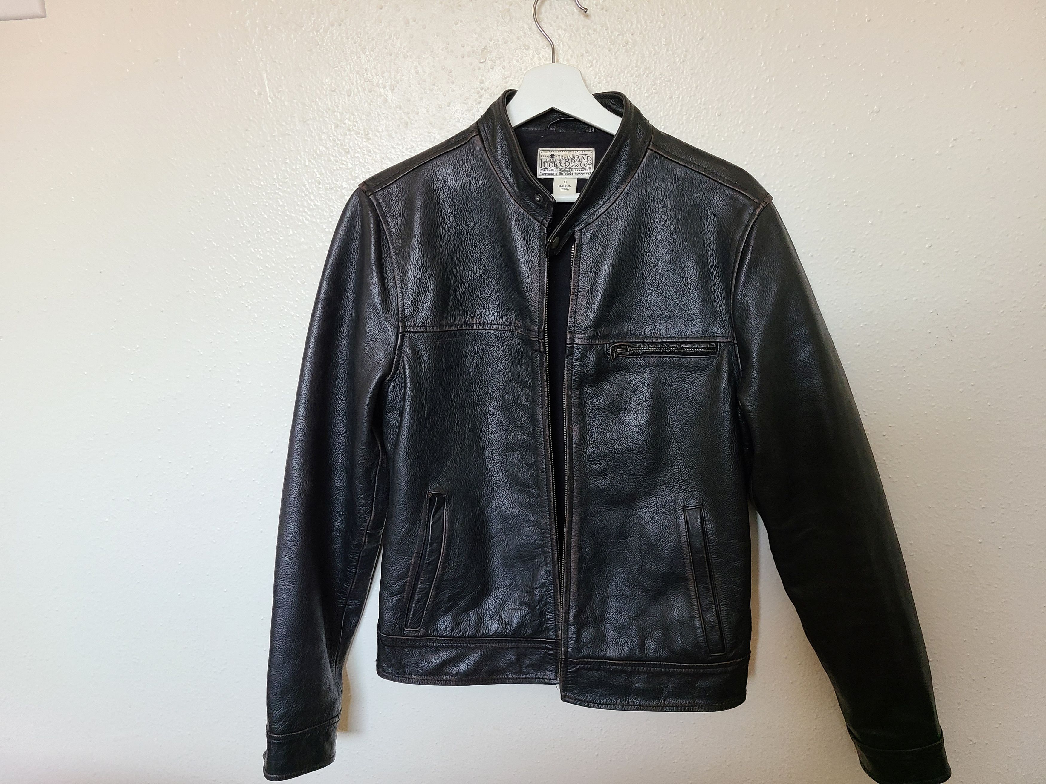 Lucky Brand Lucky Brand Bonneville Style Leather Jacket | Grailed