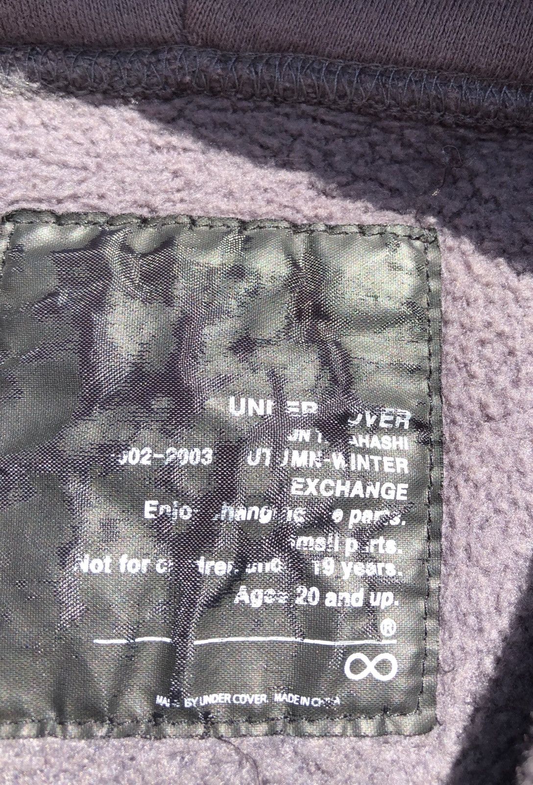 Undercover 2002 A/W Undercover washed spiral hoodie Size US L / EU 52-54 / 3 - 3 Thumbnail