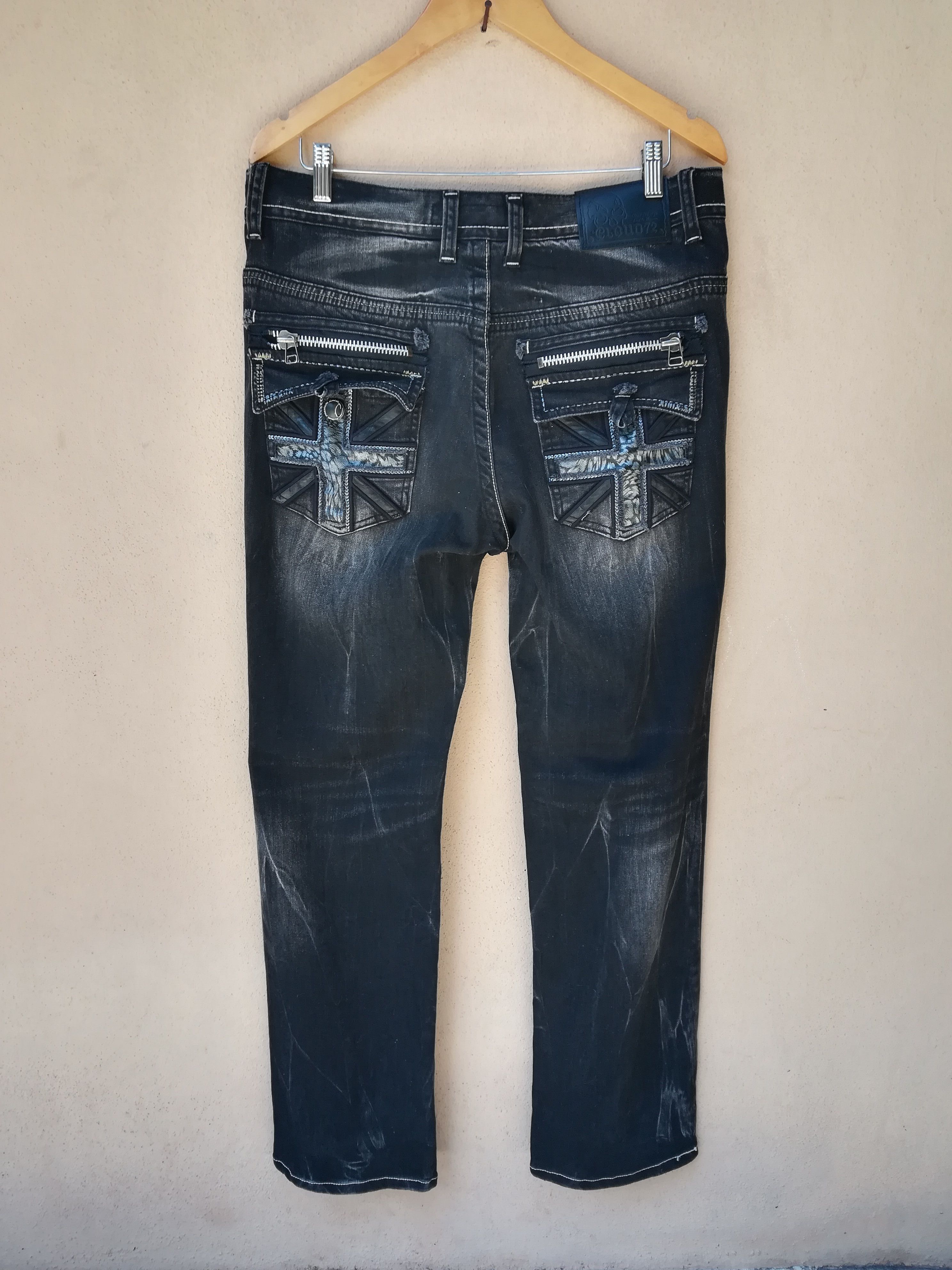 Designer CLOUD72 Distressed Nice Design Denim Size US 34 / EU 50 - 1 Thumbnail