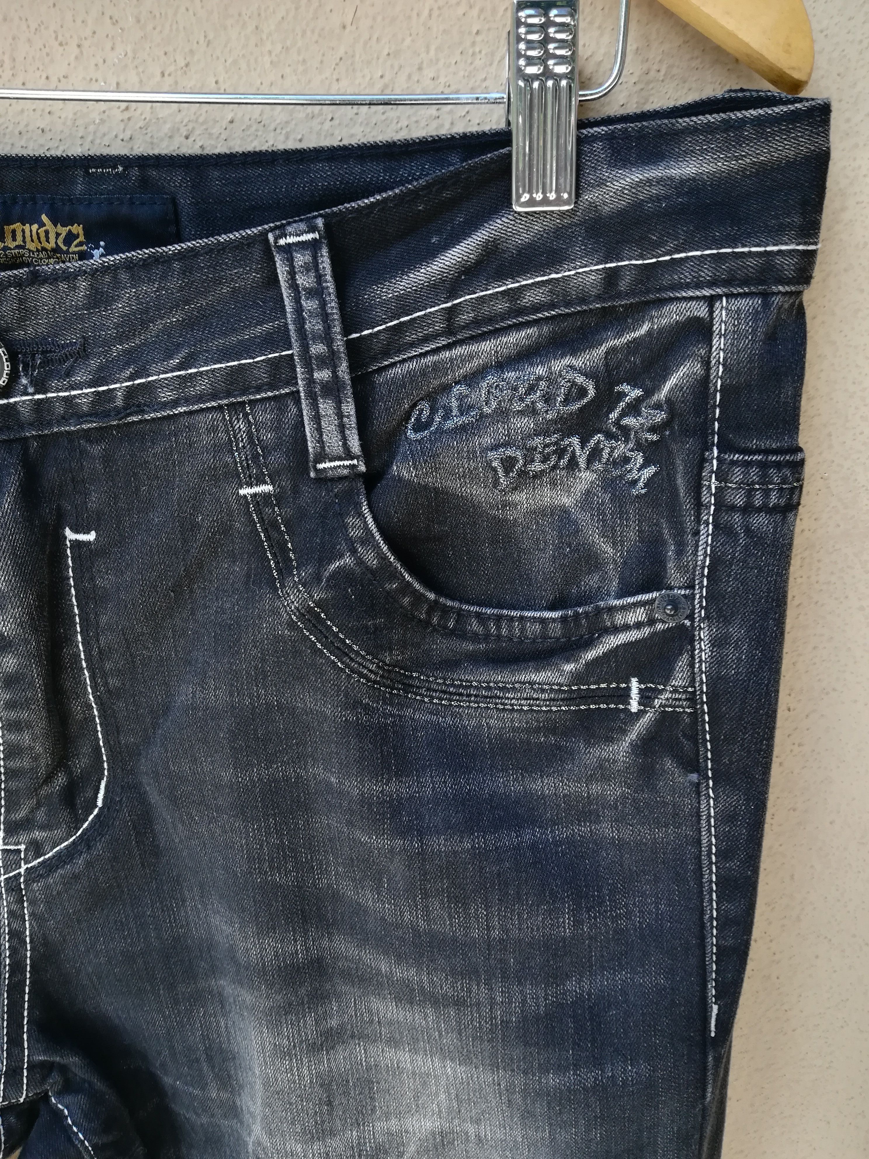 Designer CLOUD72 Distressed Nice Design Denim Size US 34 / EU 50 - 4 Thumbnail