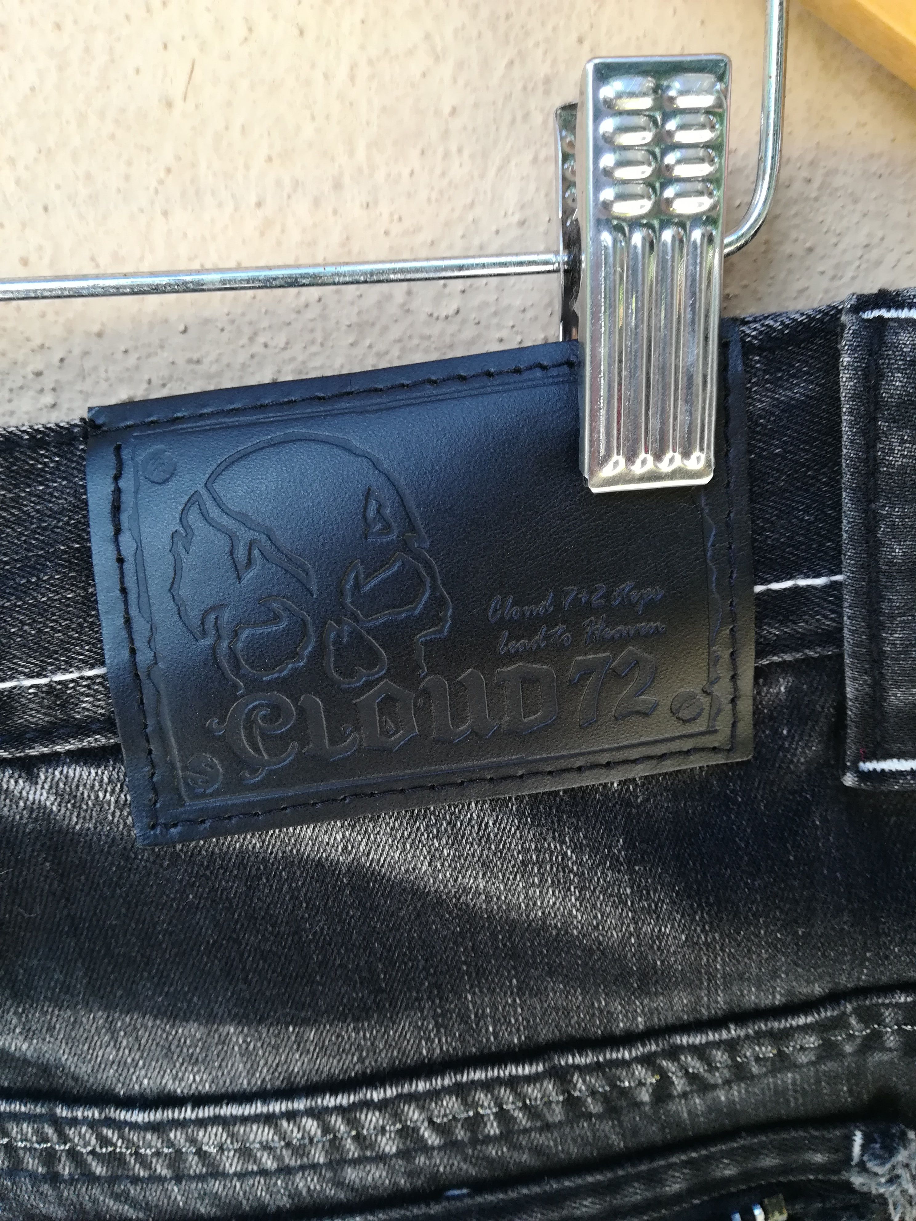 Designer CLOUD72 Distressed Nice Design Denim Size US 34 / EU 50 - 8 Thumbnail