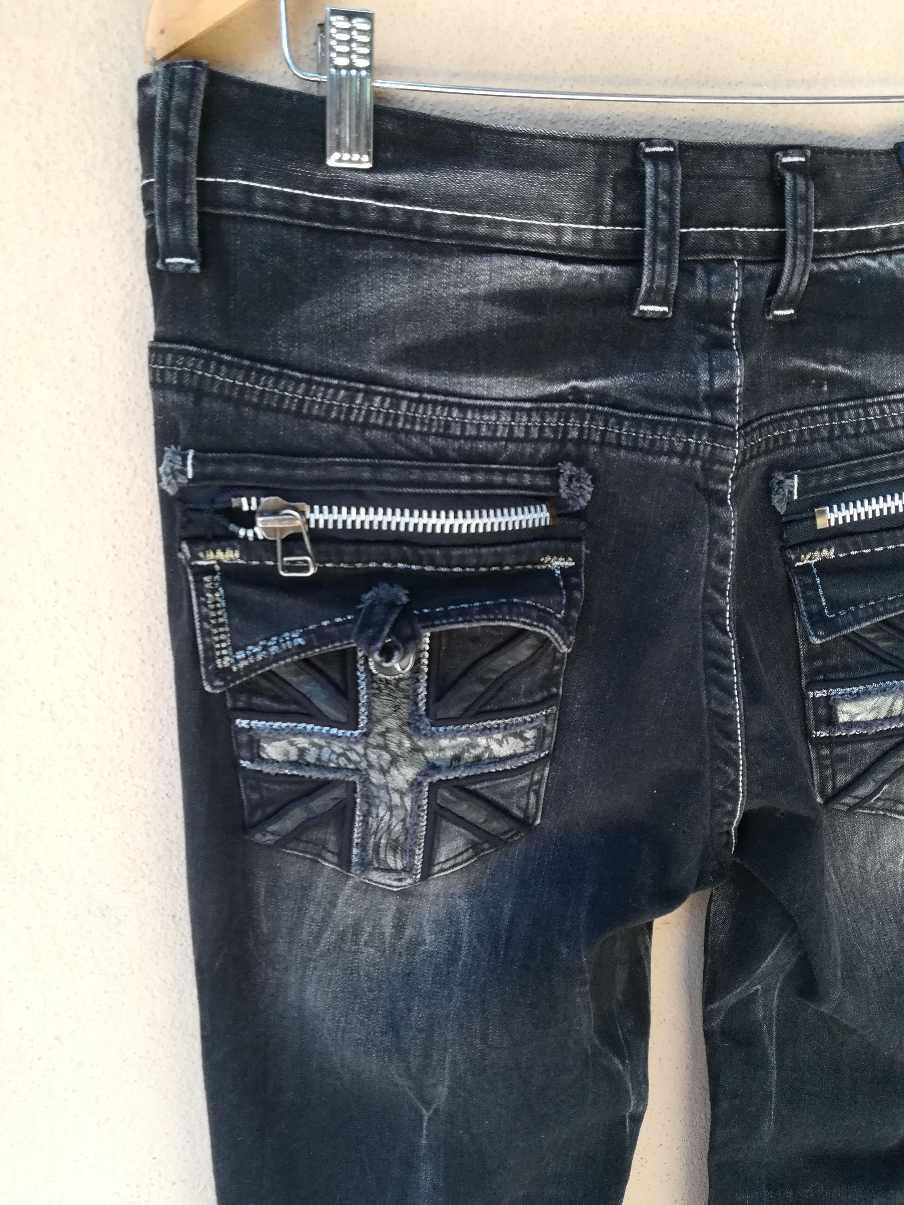 Designer CLOUD72 Distressed Nice Design Denim Size US 34 / EU 50 - 5 Thumbnail