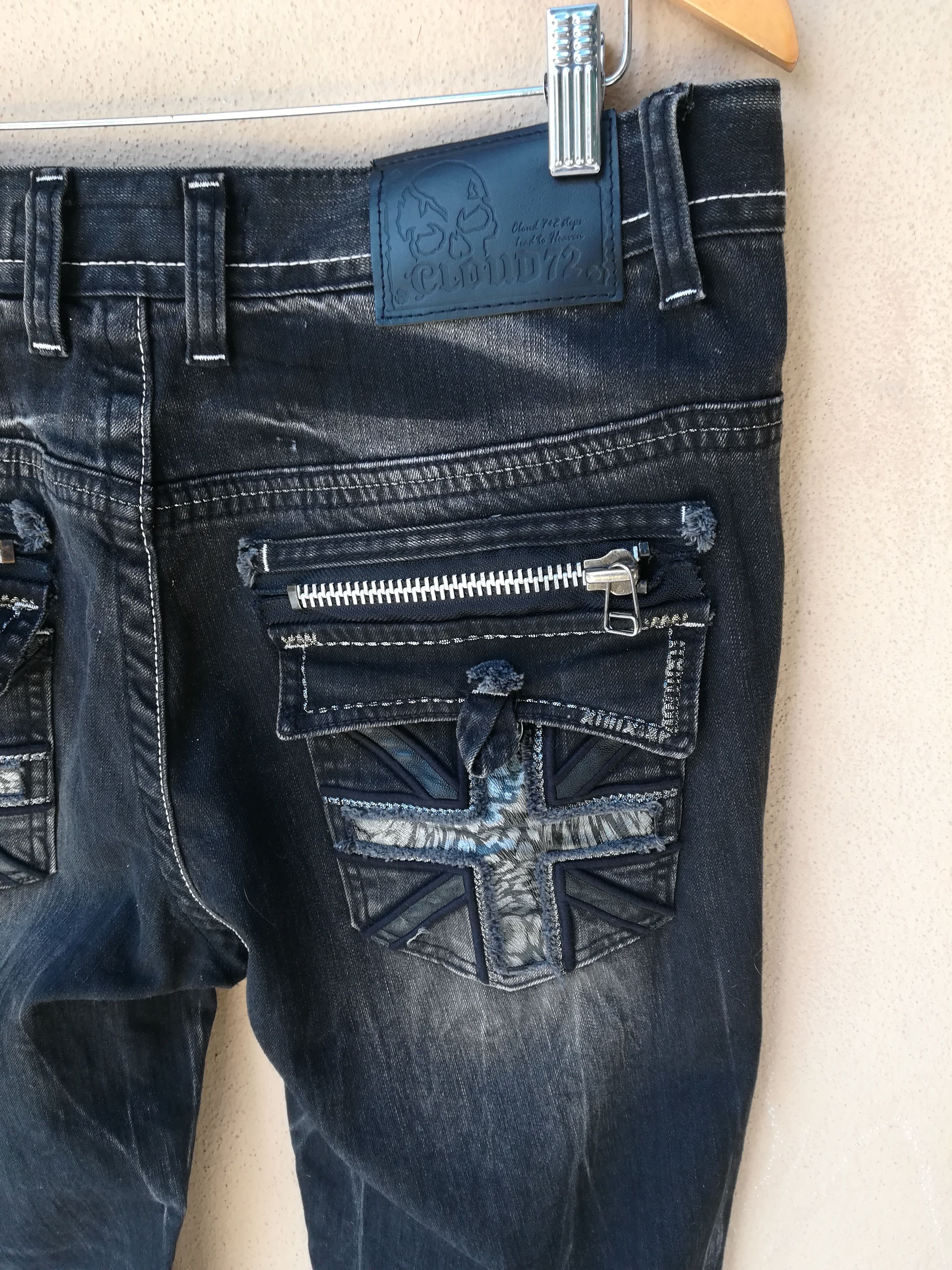 Designer CLOUD72 Distressed Nice Design Denim Size US 34 / EU 50 - 6 Thumbnail