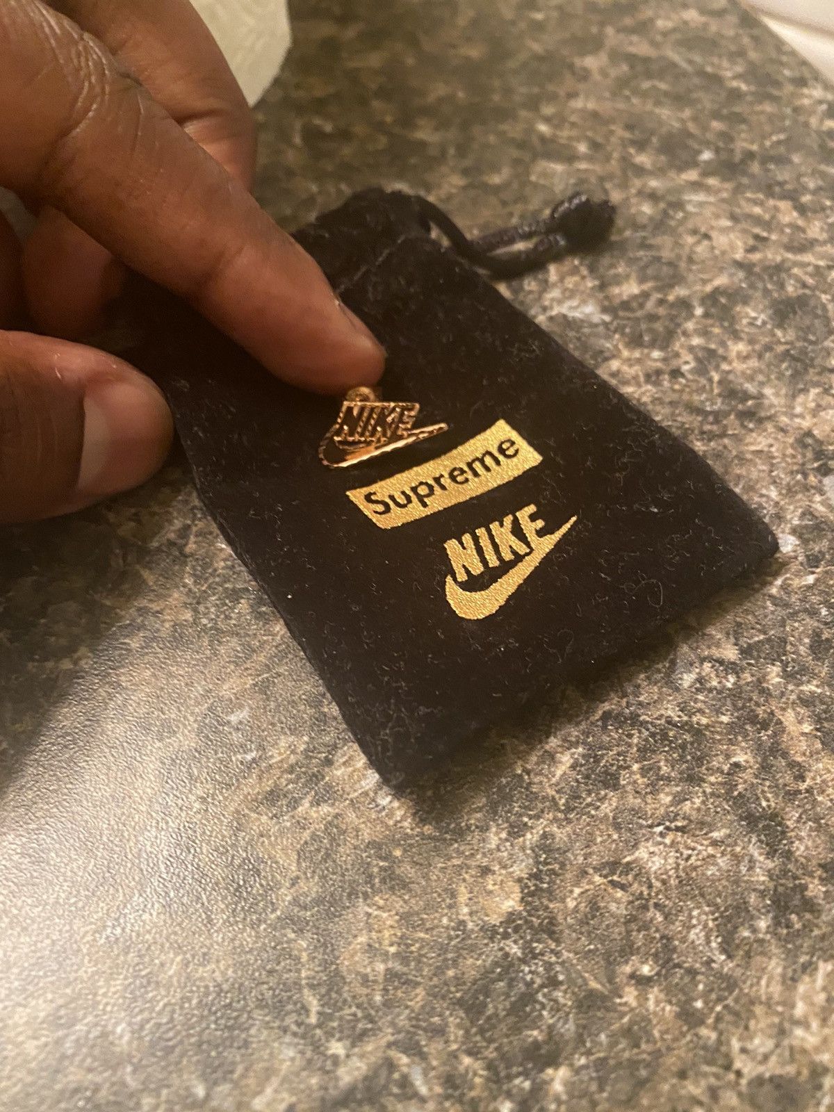 Nike Supreme Nike x Supreme 14k Gold Earring Grailed