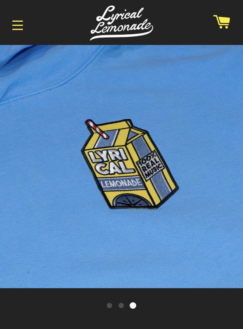 Lyrical Lemonade Lyrical Lemonade Carton Patch Hoodie - Size Large Size US L / EU 52-54 / 3 - 6 Thumbnail