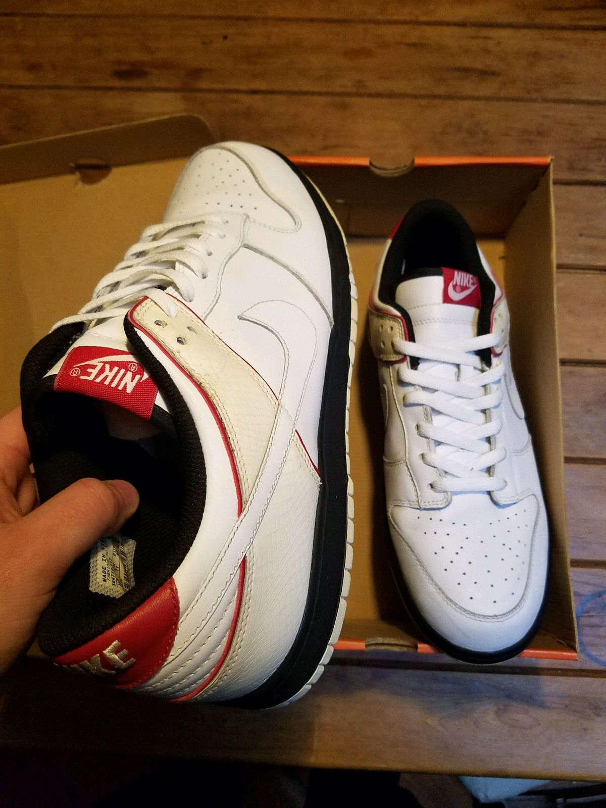 Jordan Brand Nike Dunk Low CL Jordan Pack - Chicago, size 12 Size US 12 / EU 45 - 8 Thumbnail