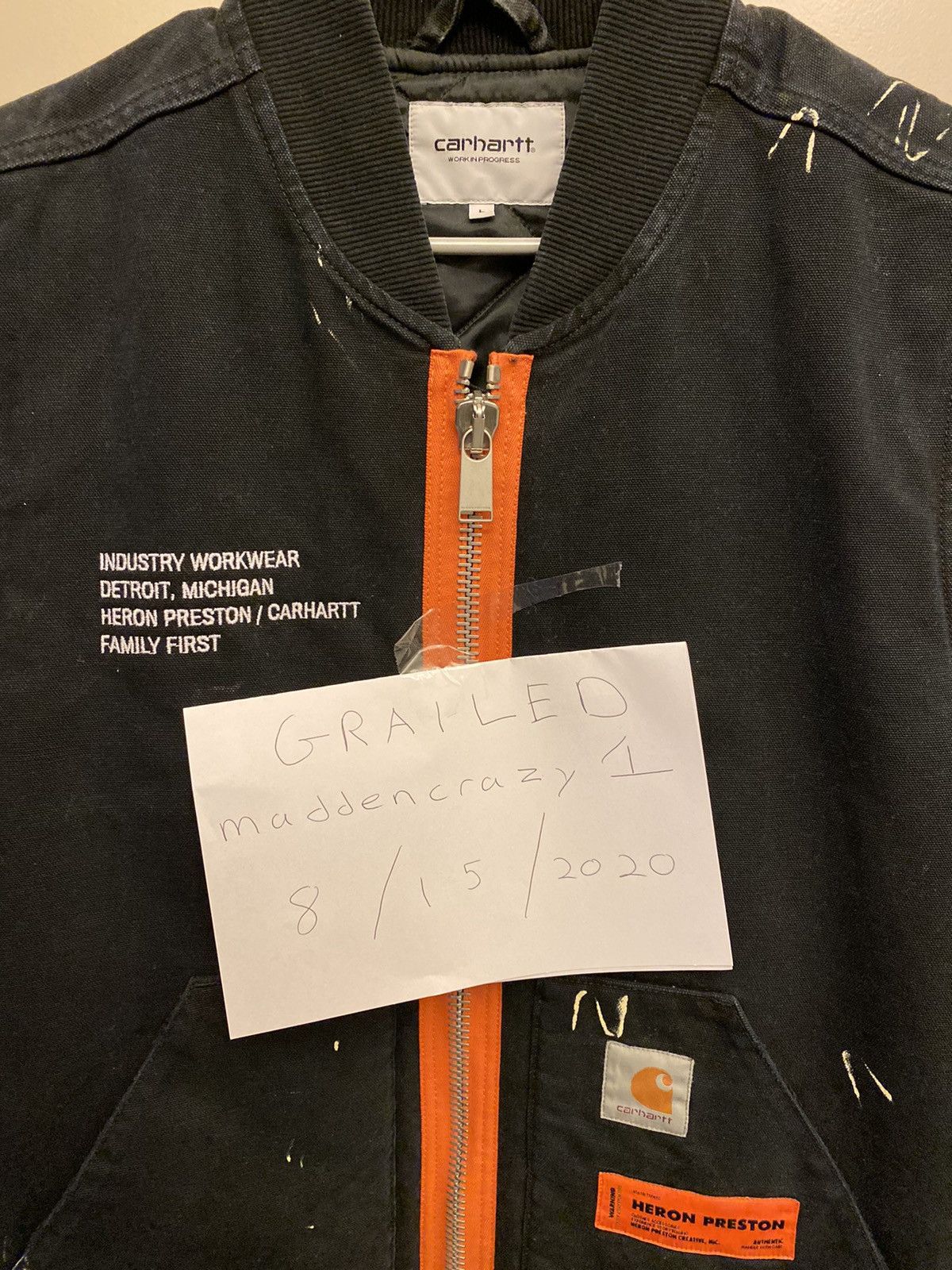 Heron Preston HP x Carhartt Vest - Black Crystal Size US L / EU 52-54 / 3 - 2 Thumbnail