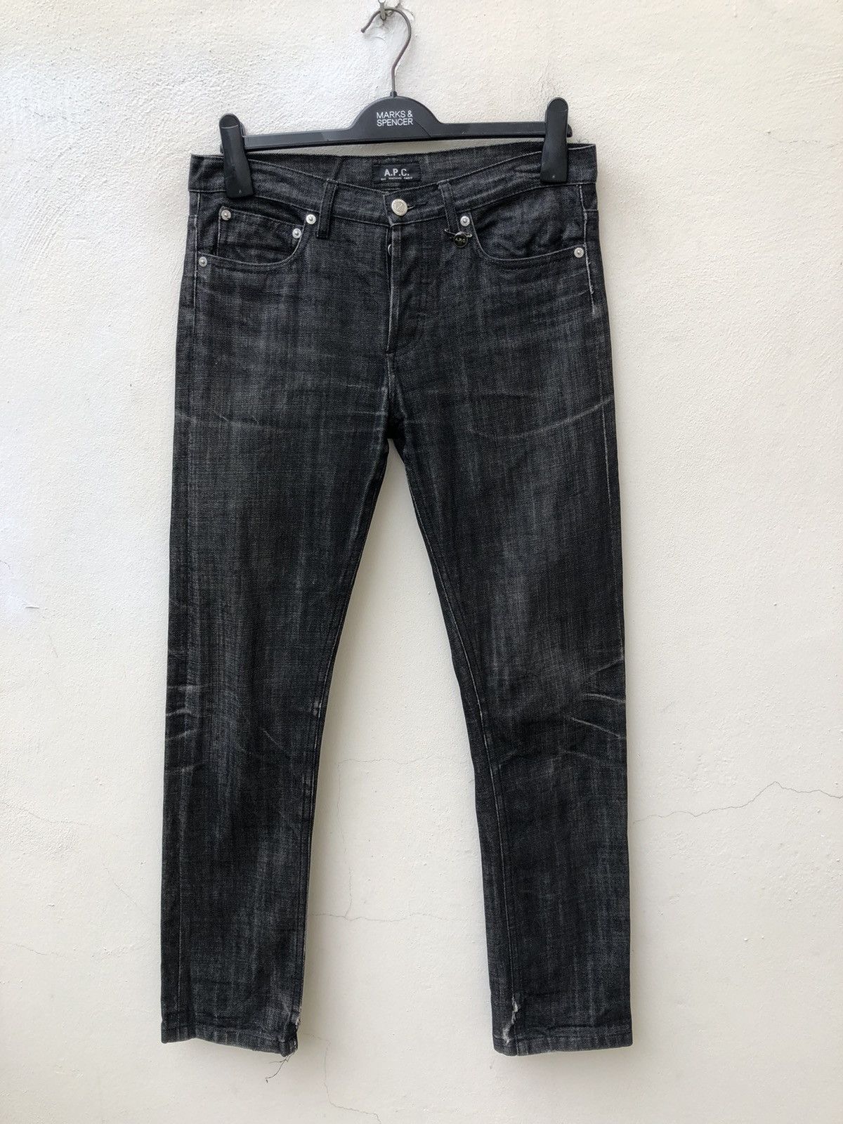 A.P.C. A.p.c. Distressed Denim Jeans Size US 29 - 1 Thumbnail