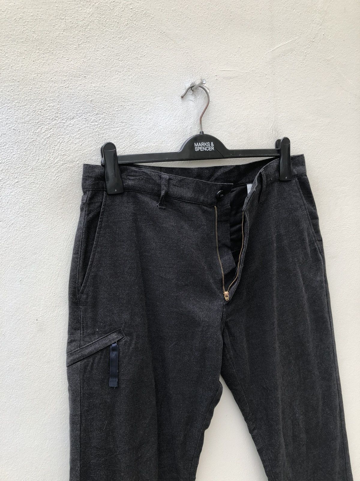 Silas Silas Dark Grey Multi Pocket Trouser Cargo Pant Size US 32 / EU 48 - 5 Thumbnail