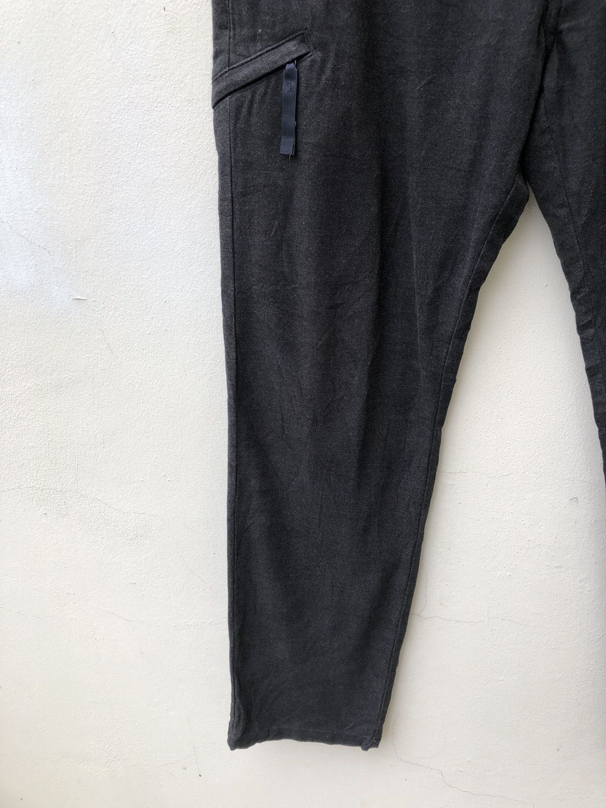 Silas Silas Dark Grey Multi Pocket Trouser Cargo Pant Size US 32 / EU 48 - 3 Thumbnail