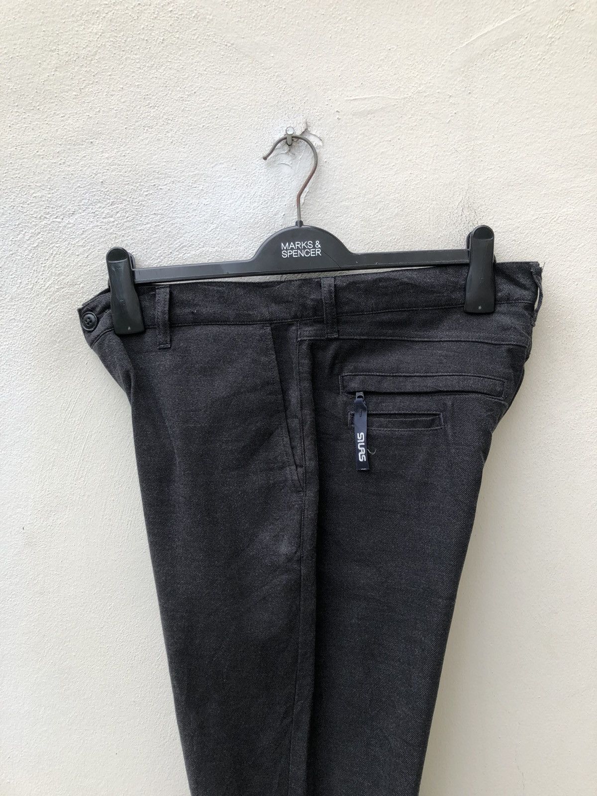 Silas Silas Dark Grey Multi Pocket Trouser Cargo Pant Size US 32 / EU 48 - 12 Thumbnail
