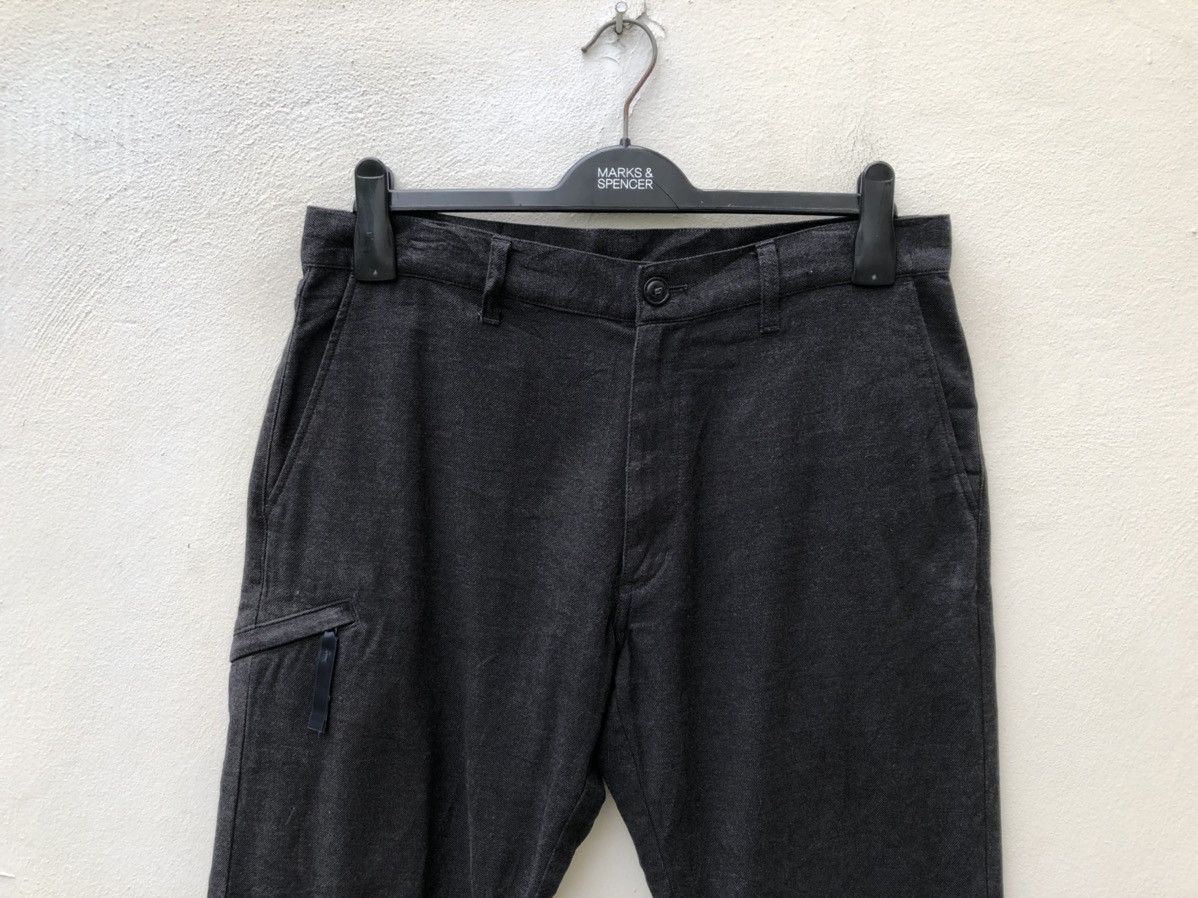Silas Silas Dark Grey Multi Pocket Trouser Cargo Pant Size US 32 / EU 48 - 2 Thumbnail