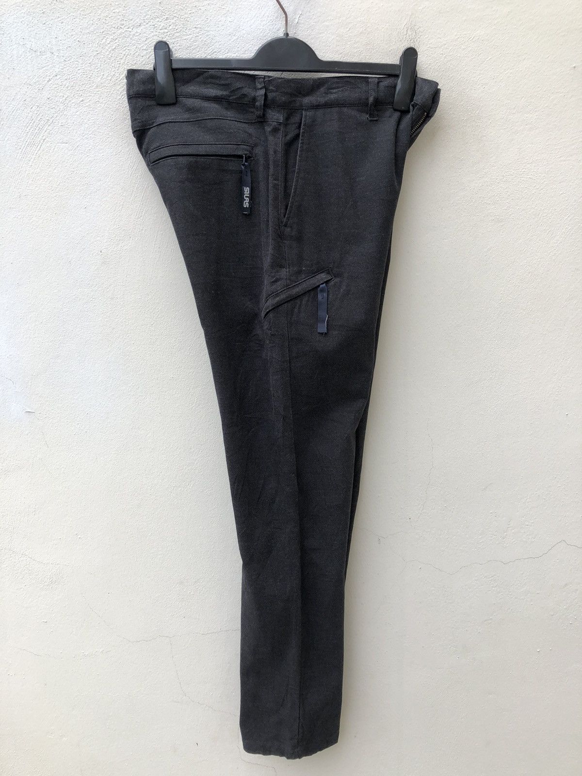 Silas Silas Dark Grey Multi Pocket Trouser Cargo Pant Size US 32 / EU 48 - 13 Thumbnail