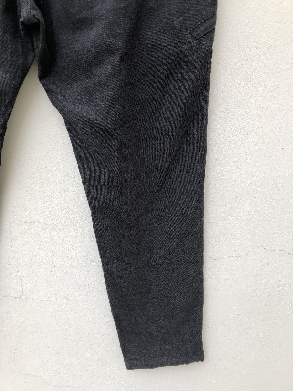 Silas Silas Dark Grey Multi Pocket Trouser Cargo Pant Size US 32 / EU 48 - 9 Thumbnail
