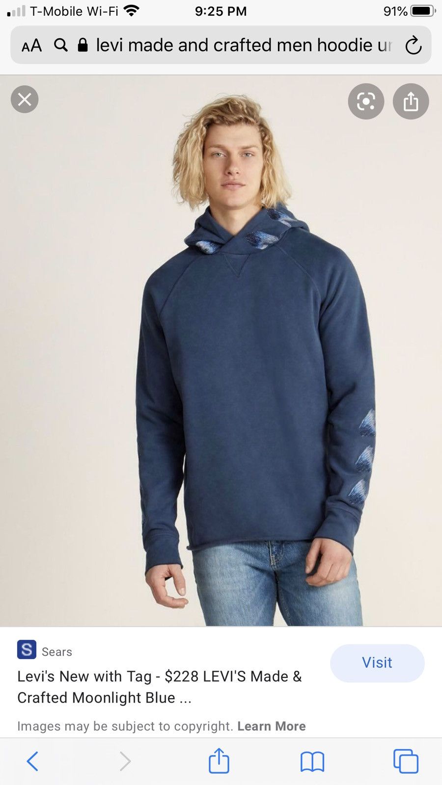 Levis unhemmed hoodie deals