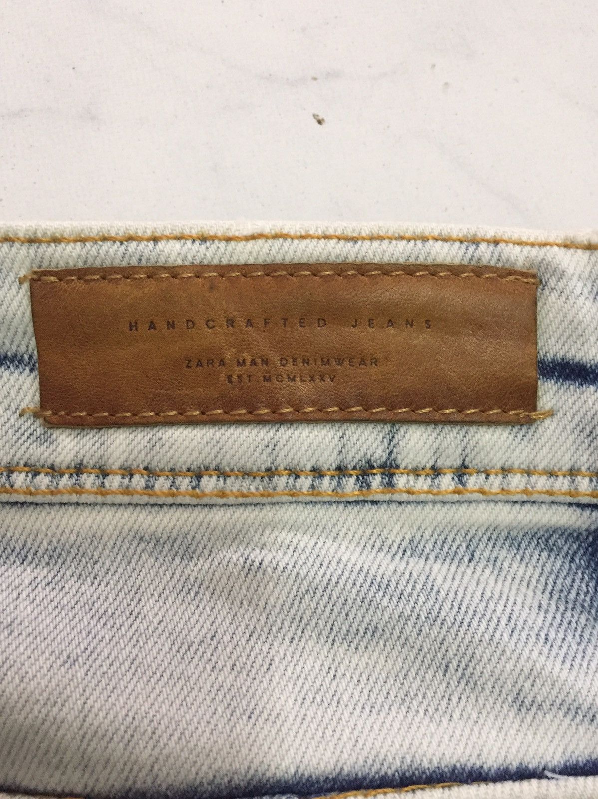 Zara Zara Man Handcrafted Denim Jeans Pant Size US 30 / EU 46 - 15 Thumbnail