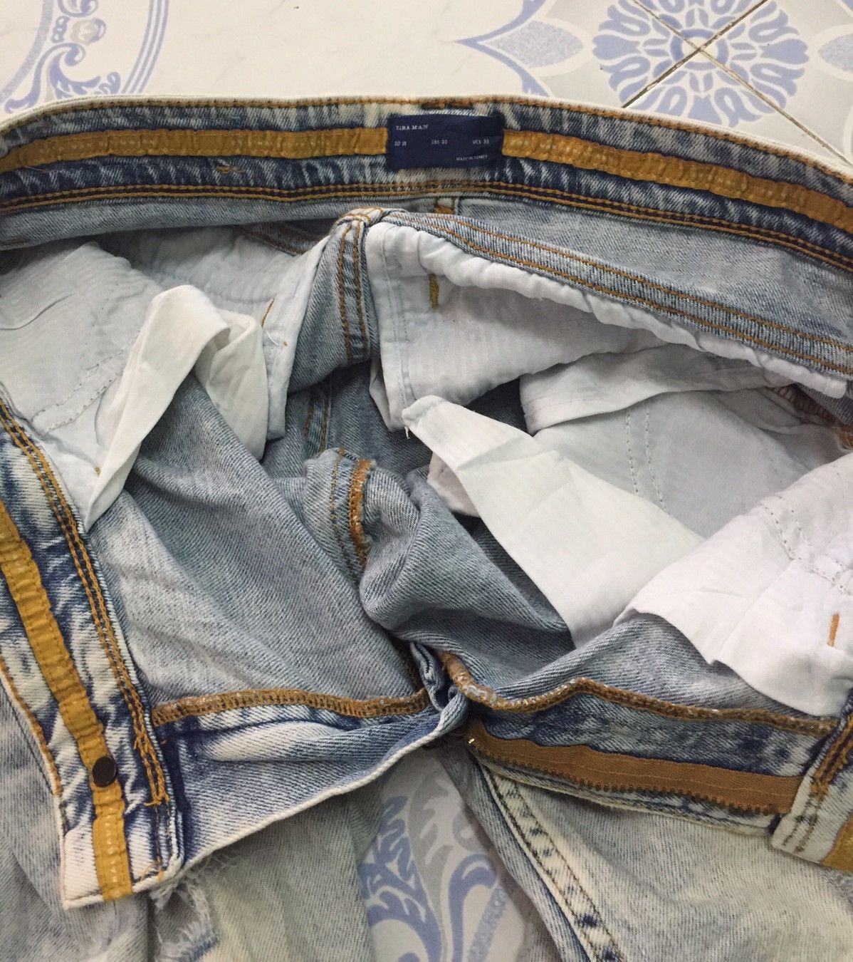 Zara Zara Man Handcrafted Denim Jeans Pant Size US 30 / EU 46 - 16 Thumbnail