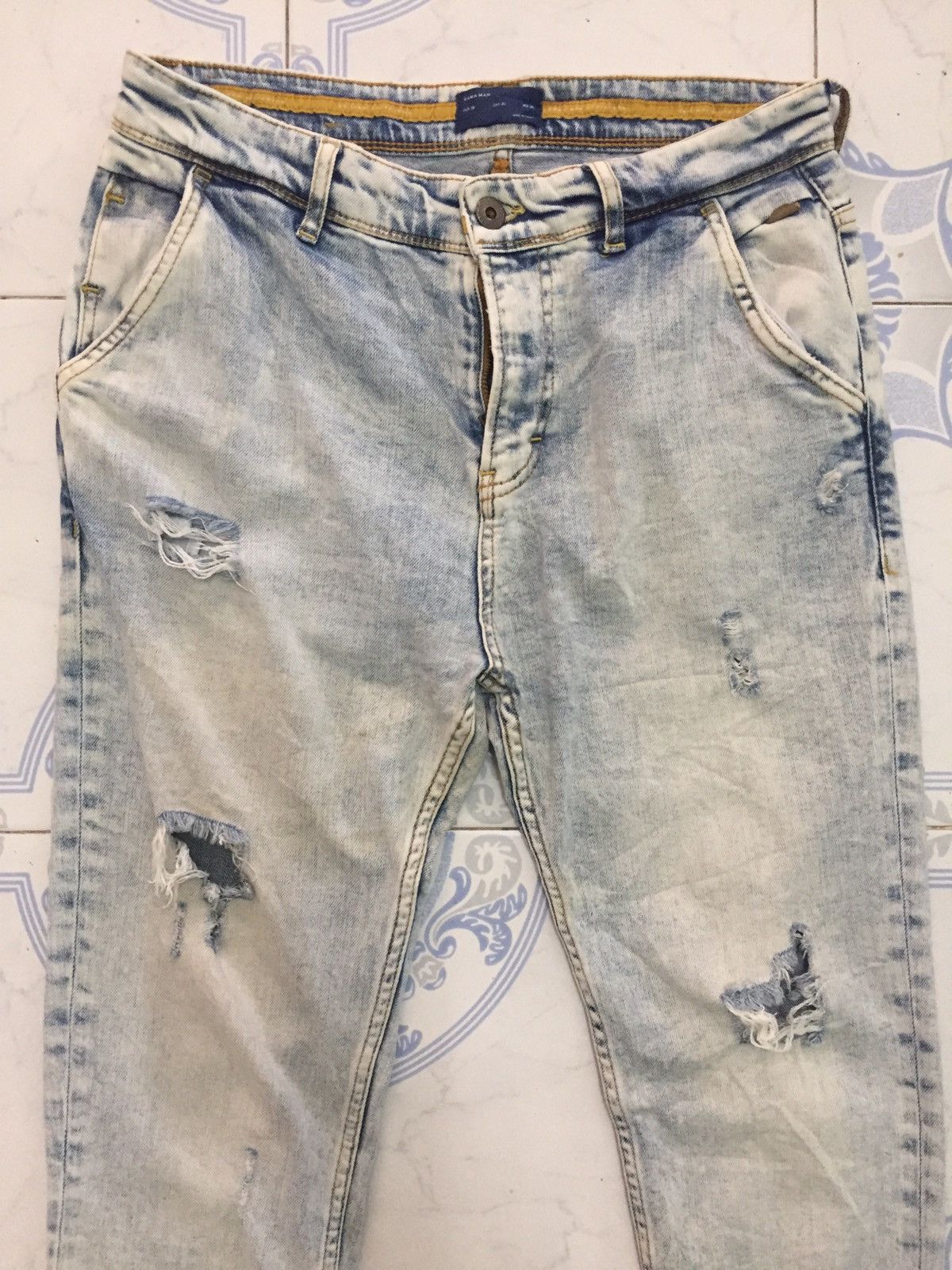 Zara Zara Man Handcrafted Denim Jeans Pant Size US 30 / EU 46 - 3 Thumbnail